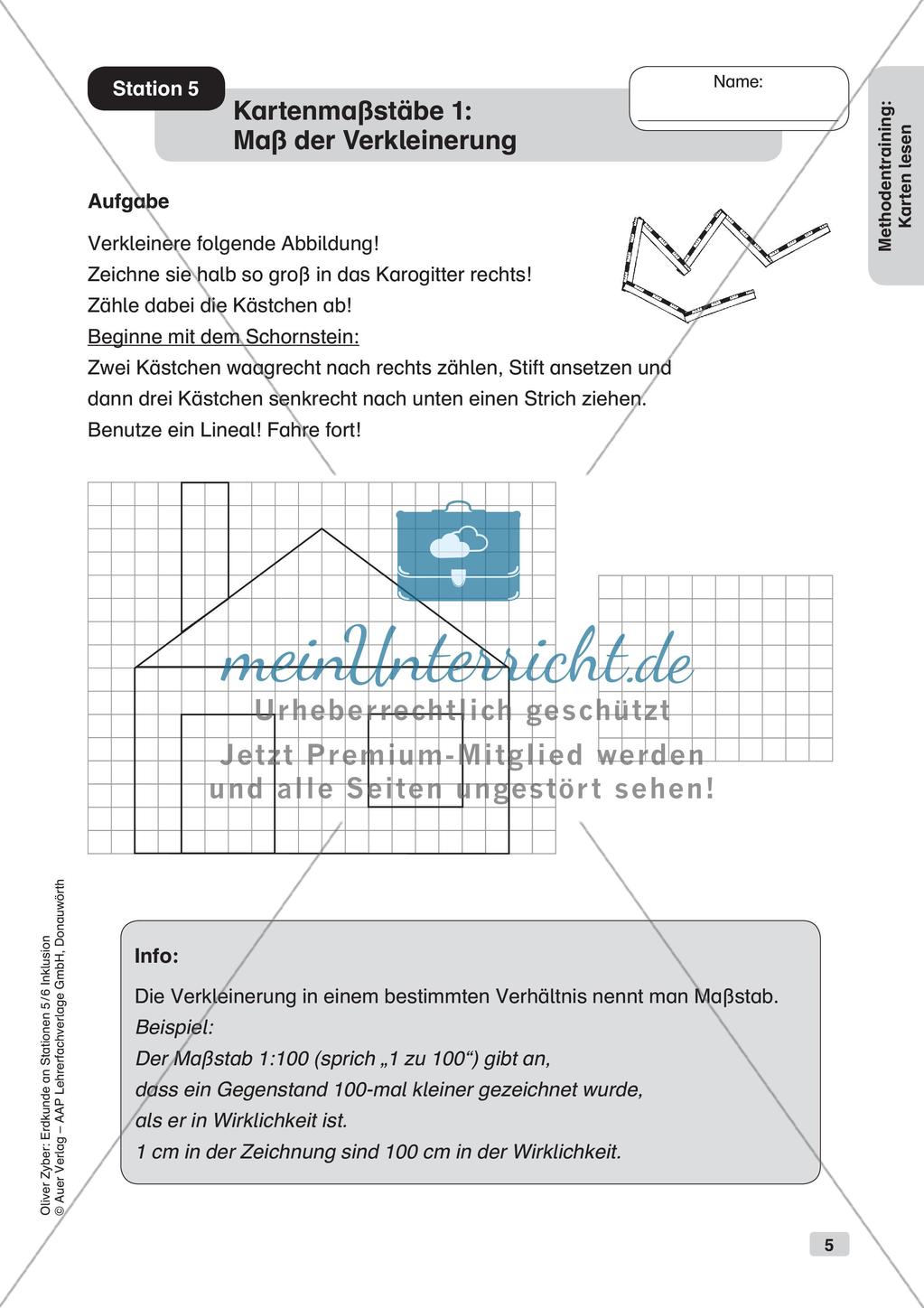 Methodentraining - Karten lesen Preview 7