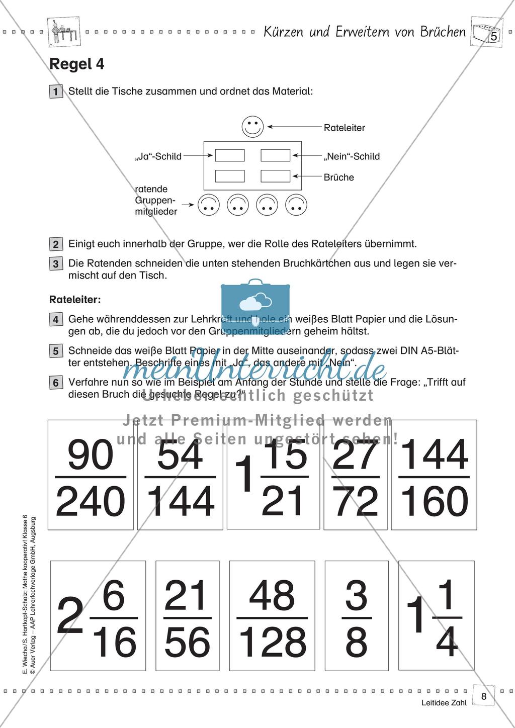 Mathe kooperativ Klasse 6: Leitidee Zahl Preview 10