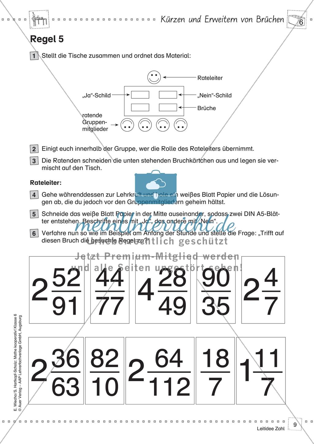 Mathe kooperativ Klasse 6: Leitidee Zahl Preview 11