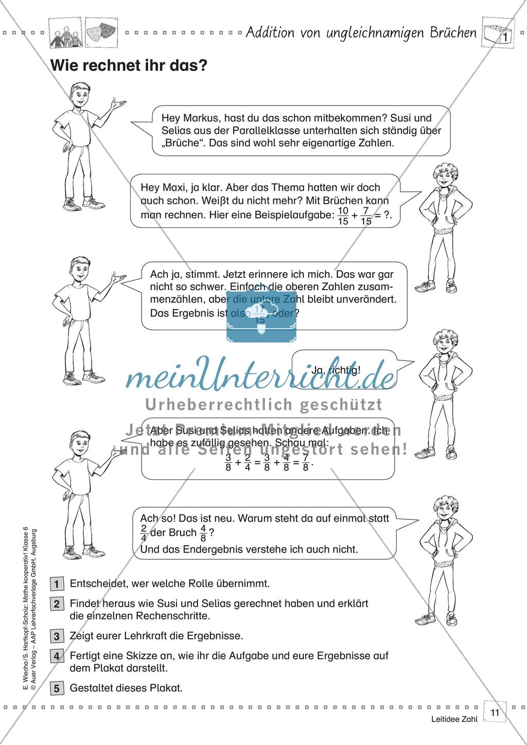 Mathe kooperativ Klasse 6: Leitidee Zahl Preview 13