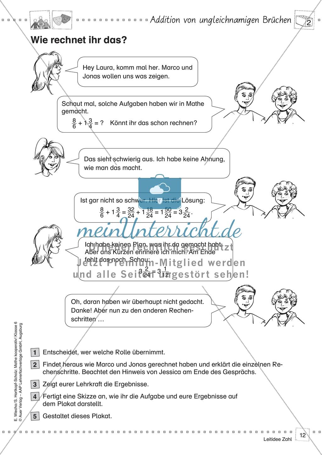 Mathe kooperativ Klasse 6: Leitidee Zahl Preview 14