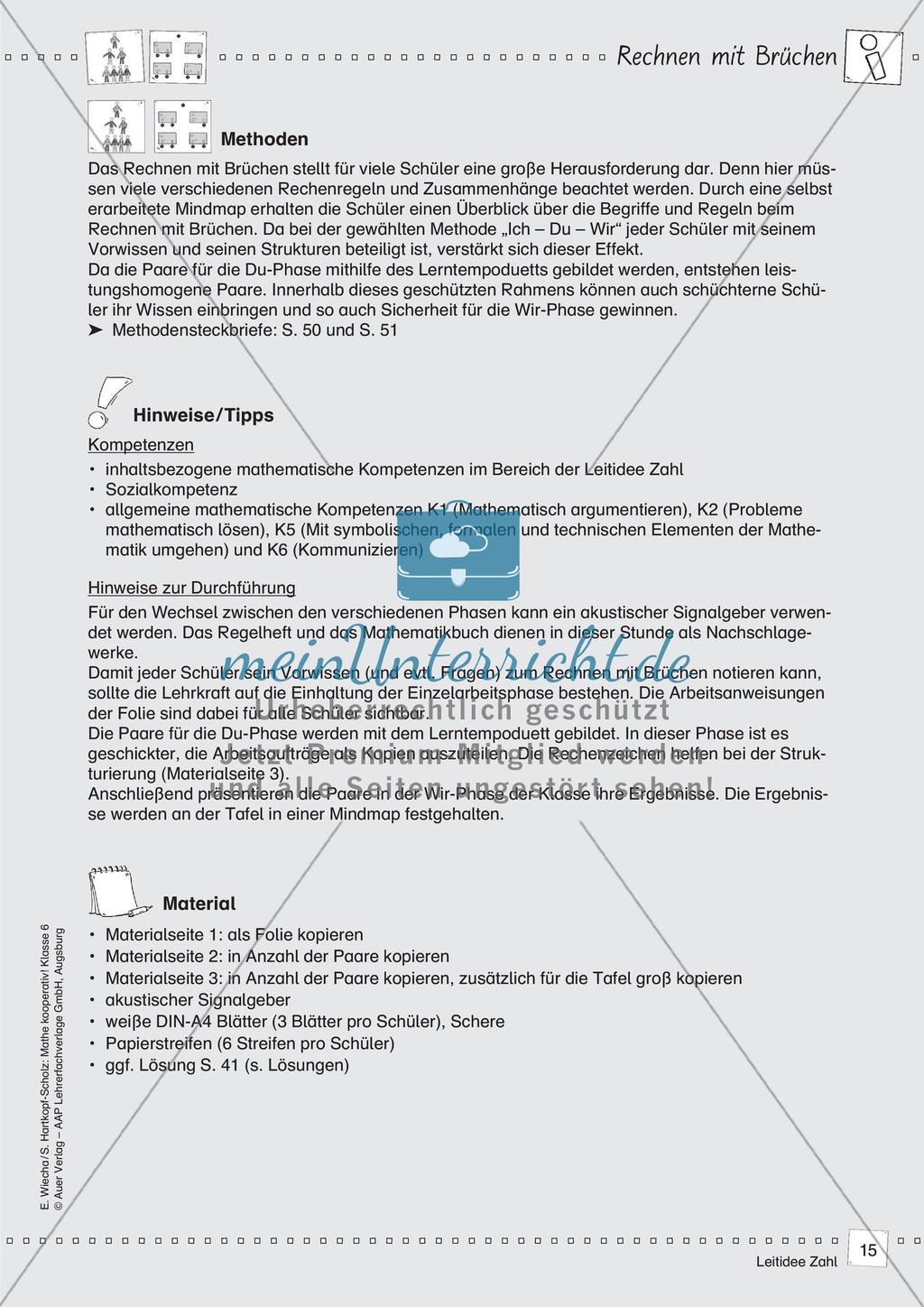 Mathe kooperativ Klasse 6: Leitidee Zahl Preview 17