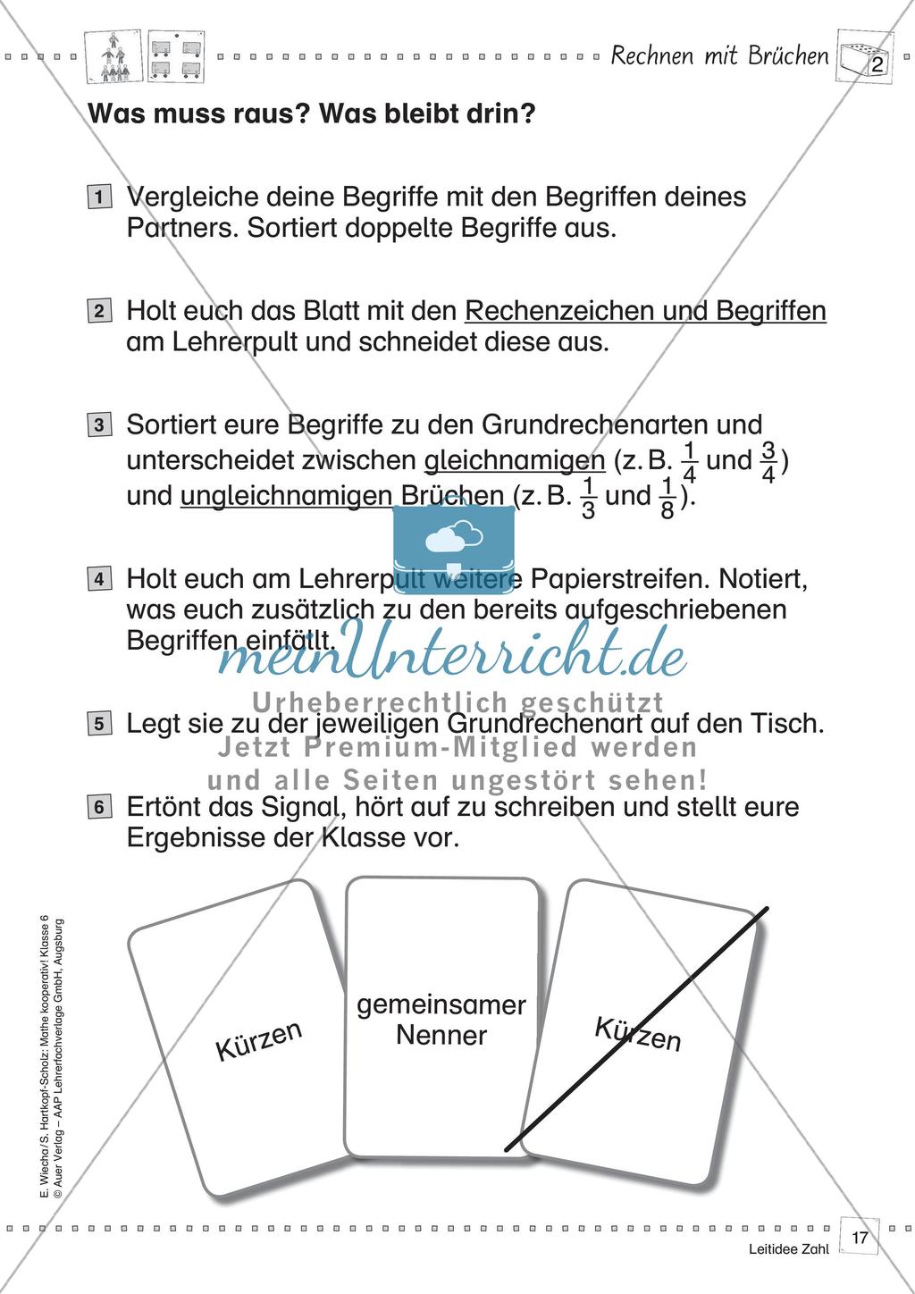 Mathe kooperativ Klasse 6: Leitidee Zahl Preview 19