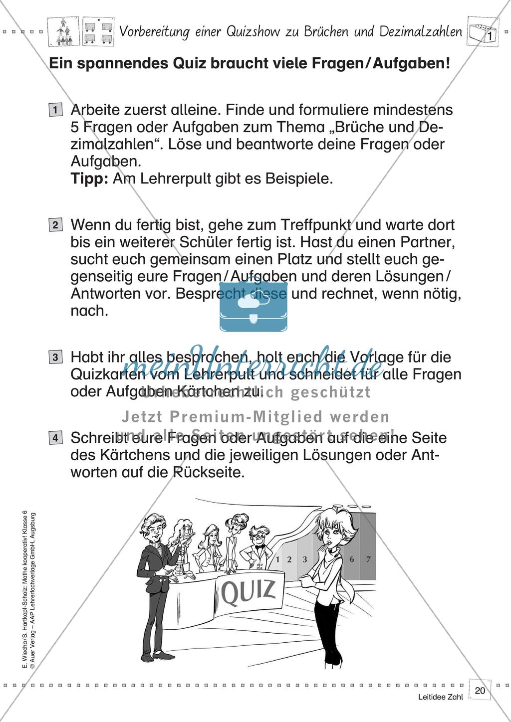 Mathe kooperativ Klasse 6: Leitidee Zahl Preview 22