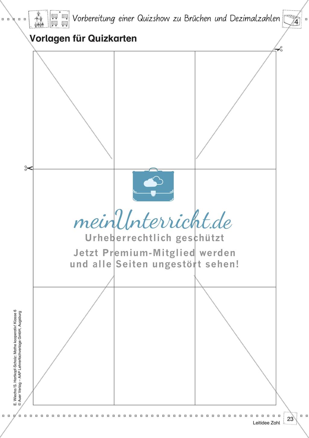 Mathe kooperativ Klasse 6: Leitidee Zahl Preview 25