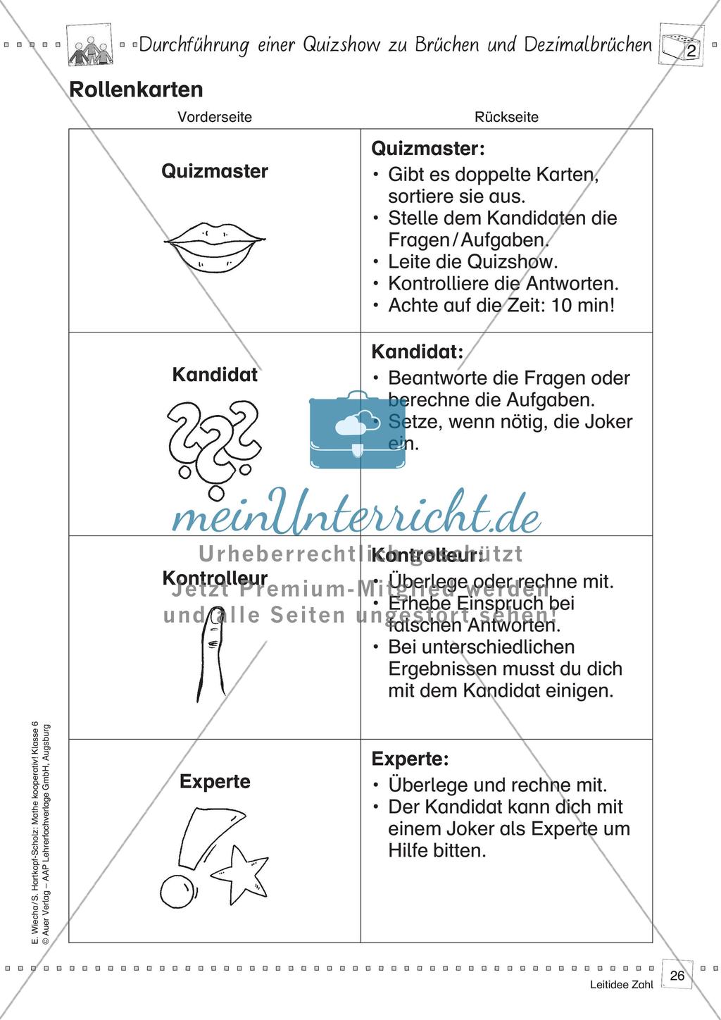 Mathe kooperativ Klasse 6: Leitidee Zahl Preview 28