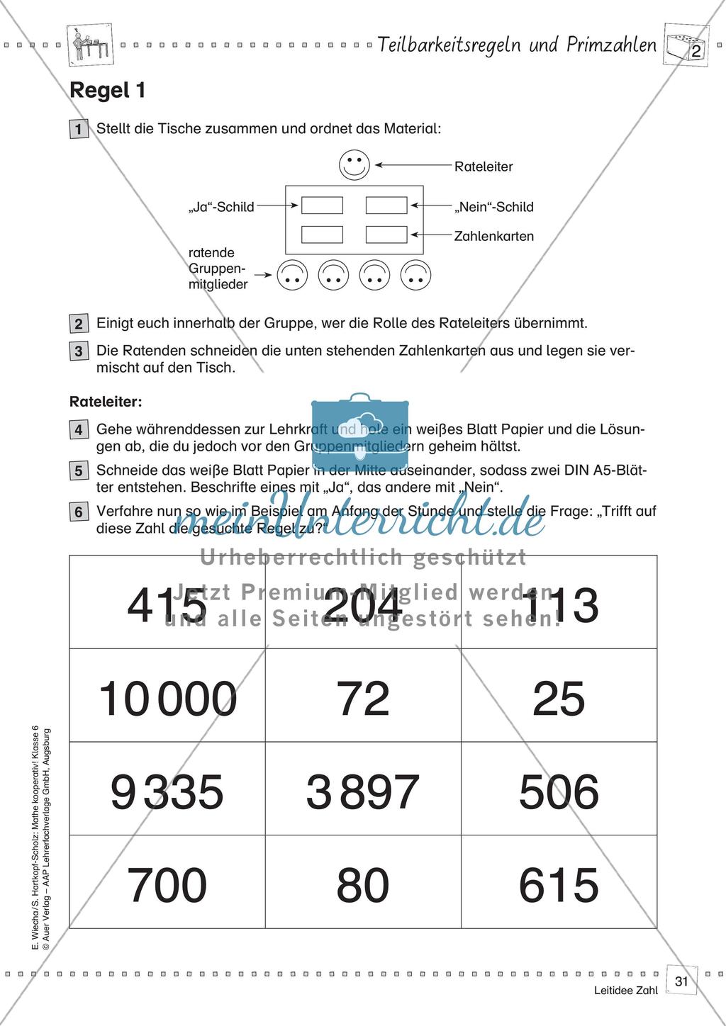 Mathe kooperativ Klasse 6: Leitidee Zahl Preview 33