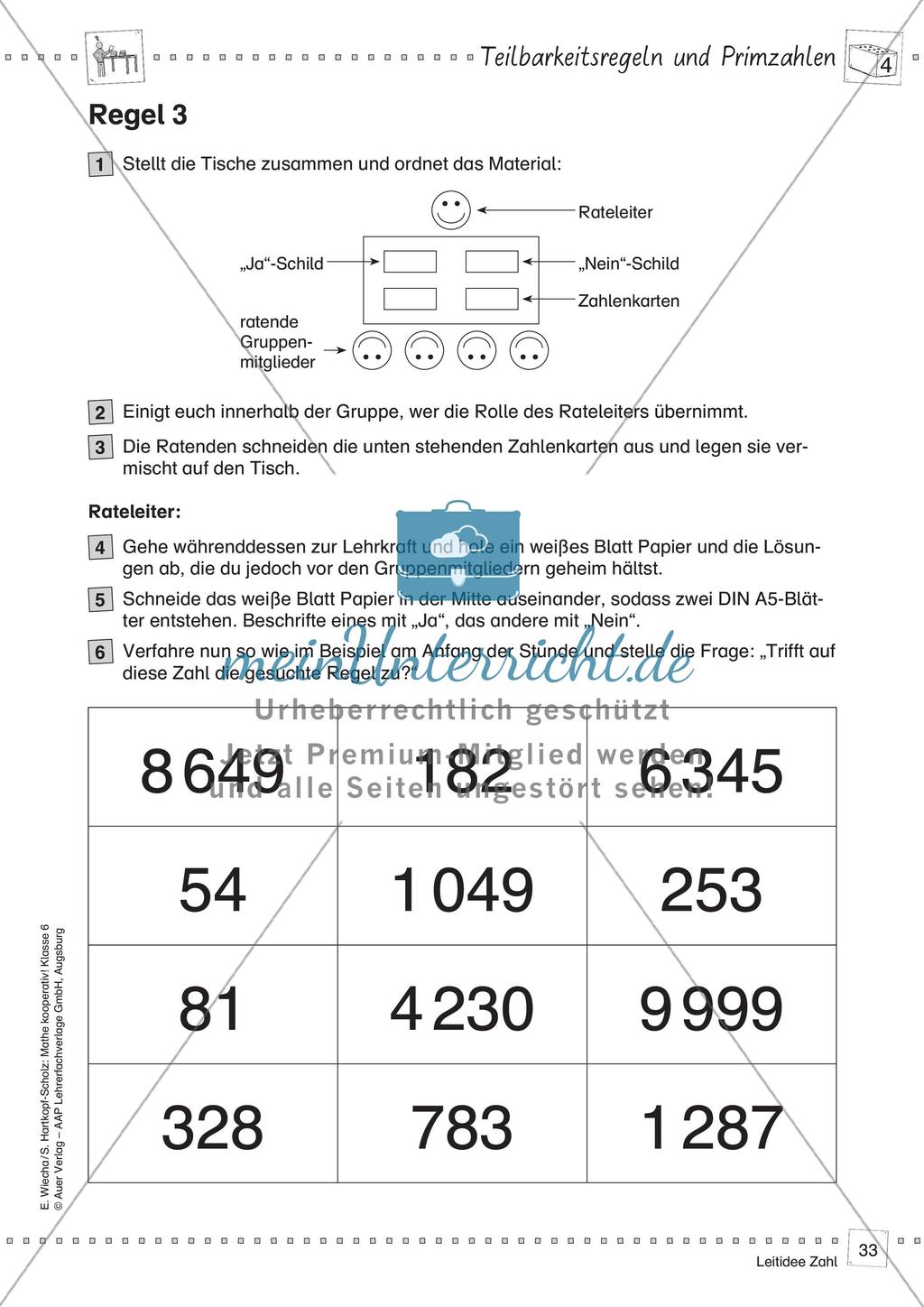 Mathe kooperativ Klasse 6: Leitidee Zahl Preview 35
