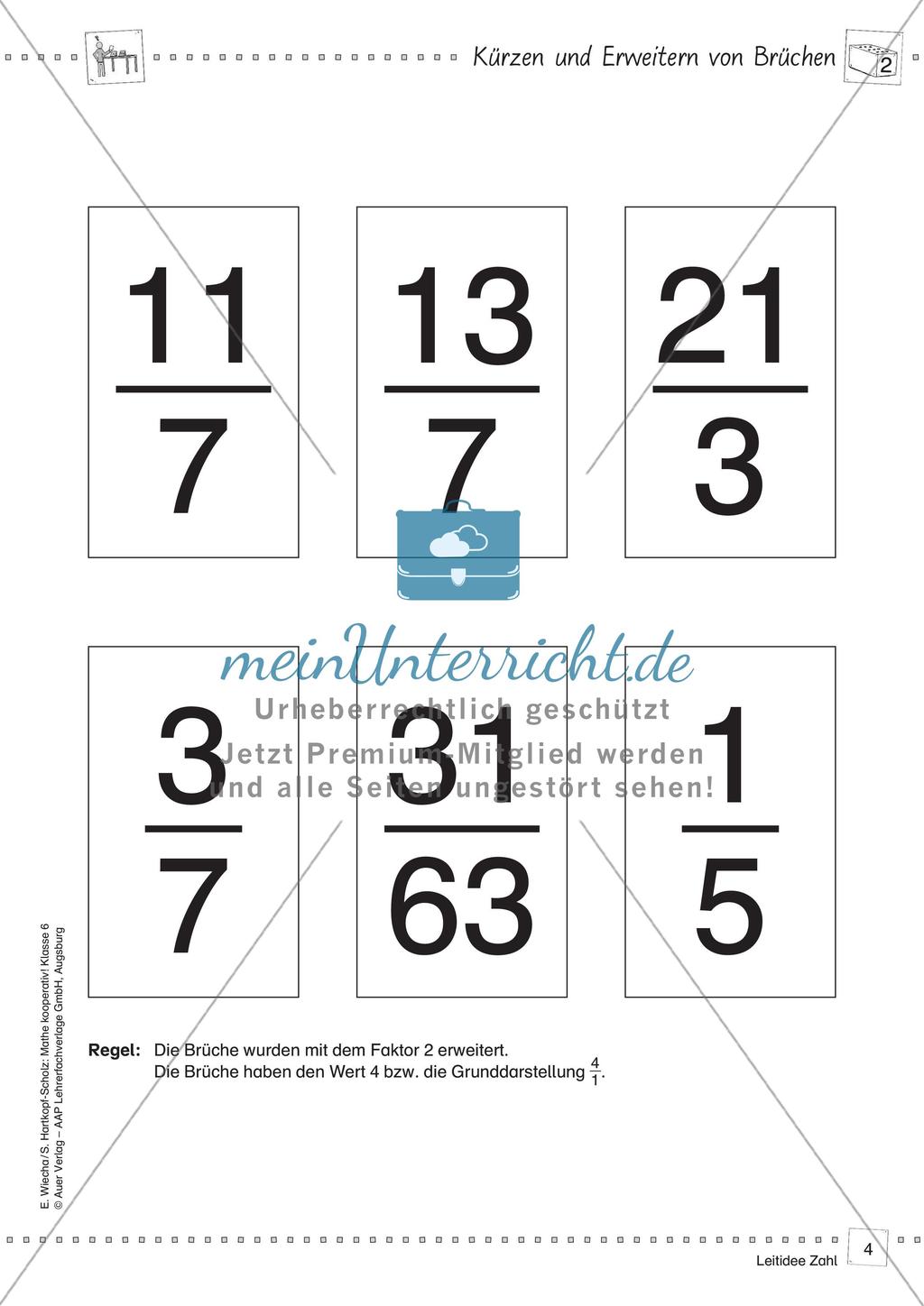 Mathe kooperativ Klasse 6: Leitidee Zahl Preview 6