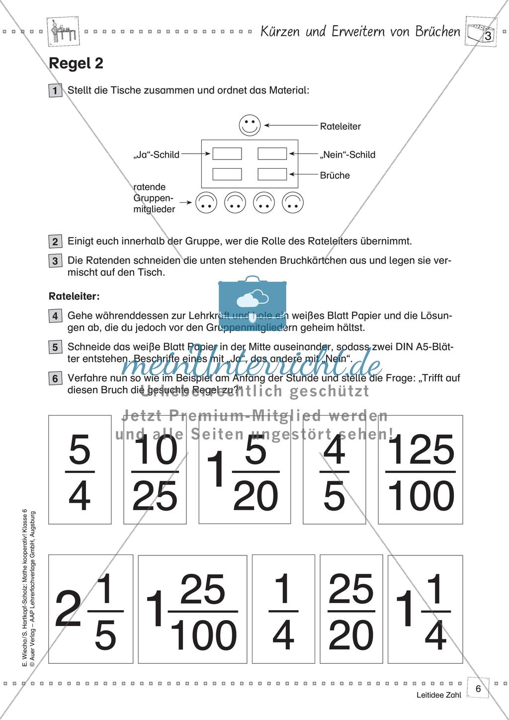 Mathe kooperativ Klasse 6: Leitidee Zahl Preview 8