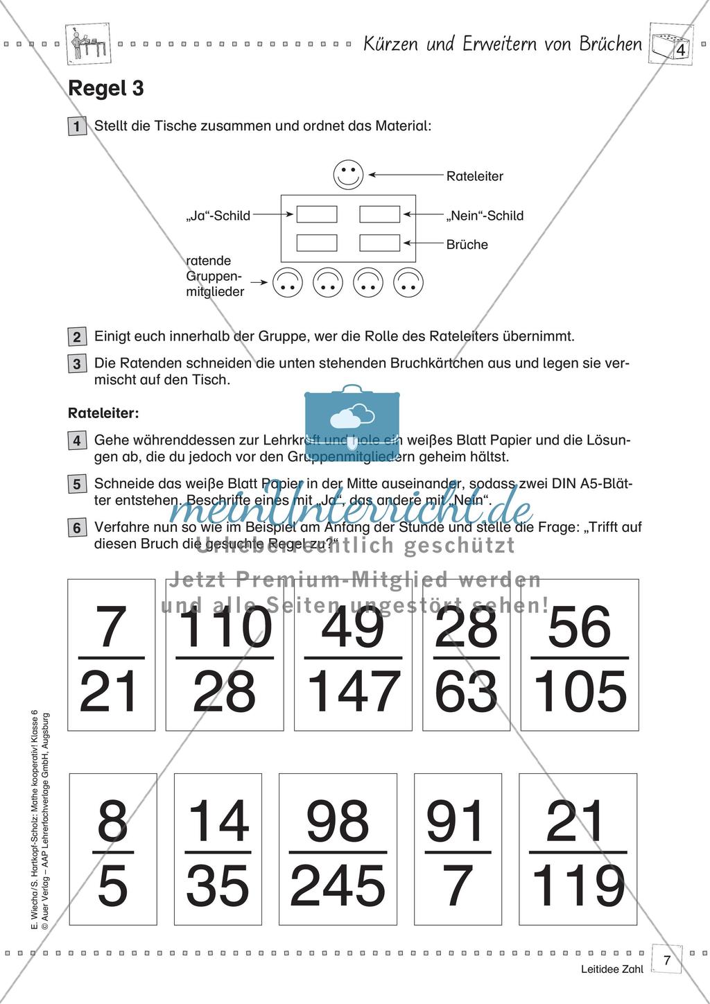 Mathe kooperativ Klasse 6: Leitidee Zahl Preview 9