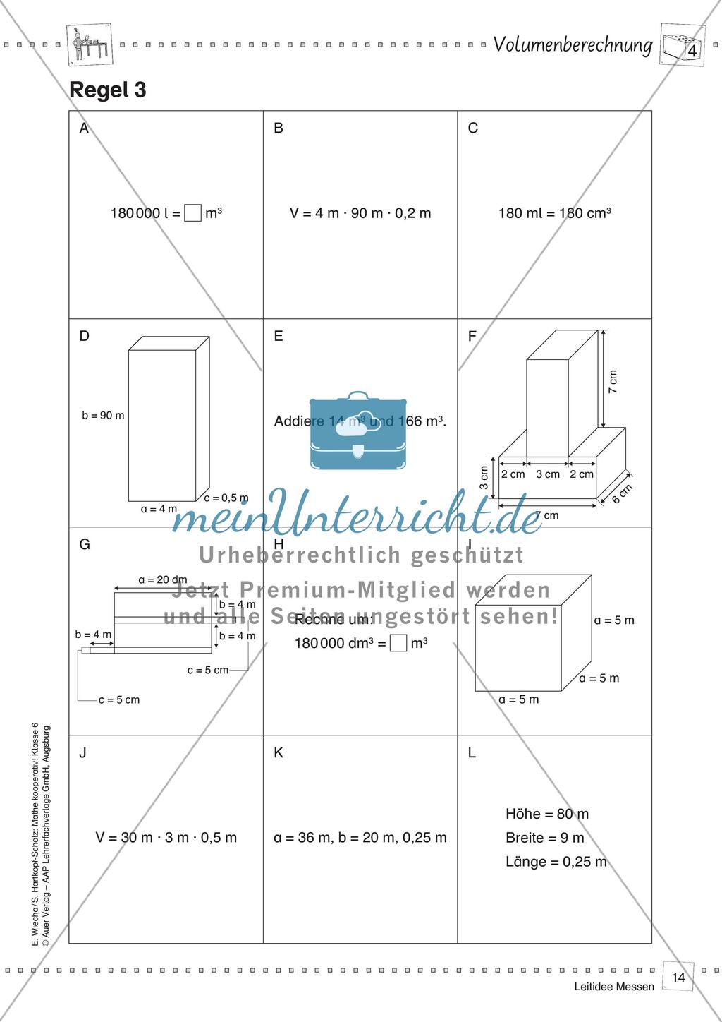 Mathe kooperativ Klasse 6: Leitidee Messen Preview 16