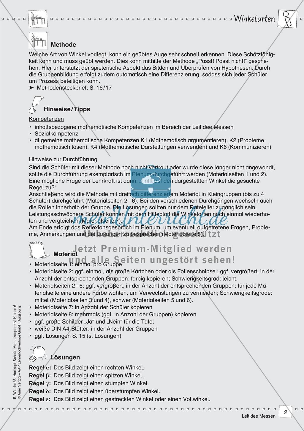 Mathe kooperativ Klasse 6: Leitidee Messen Preview 4
