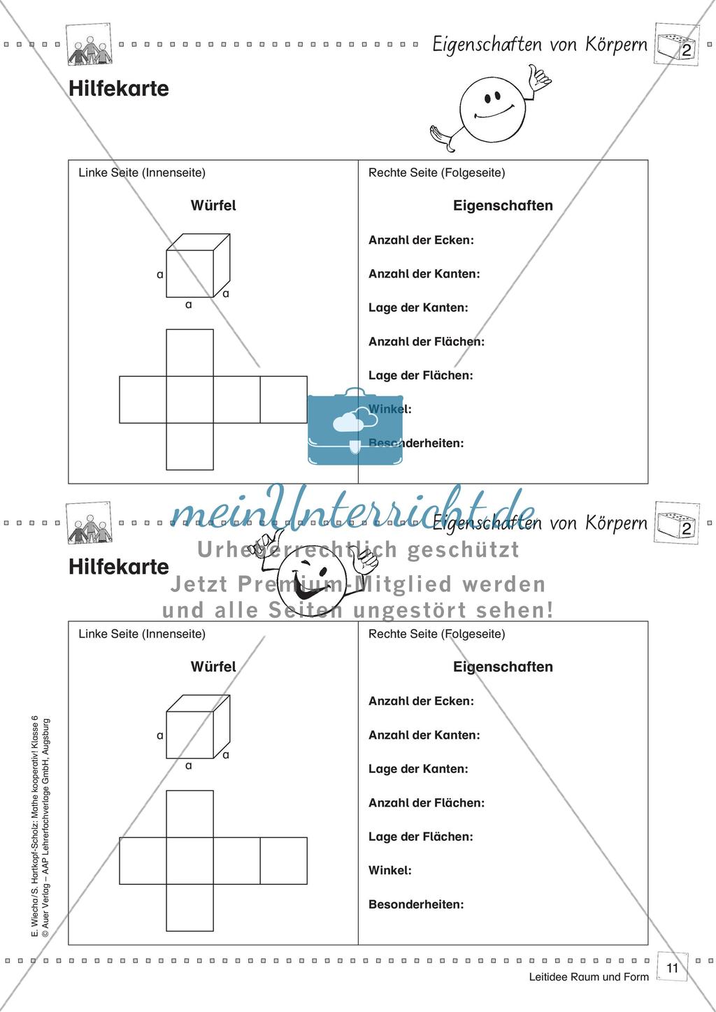Mathe kooperativ Klasse 6: Leitidee Raum und Form Preview 13