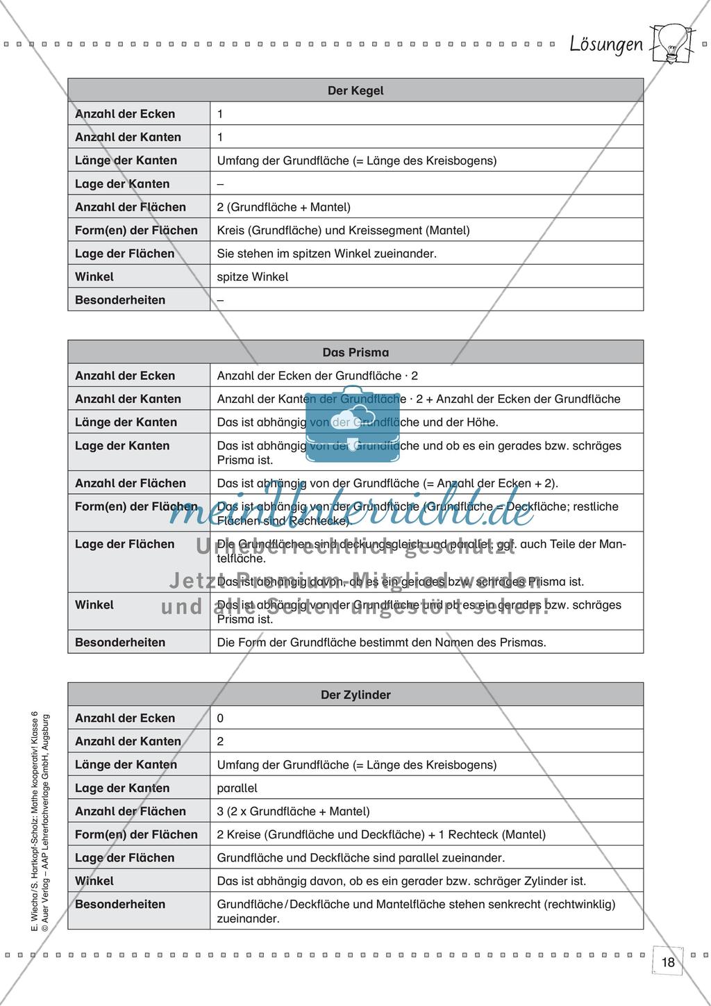 Mathe kooperativ Klasse 6: Leitidee Raum und Form Preview 20