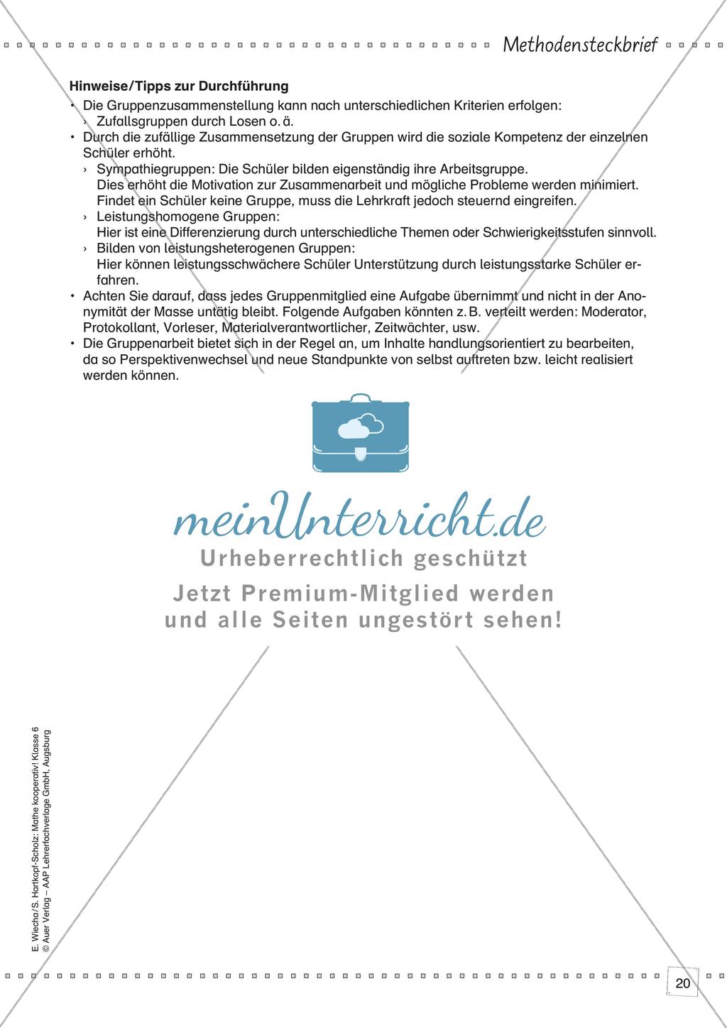 Mathe kooperativ Klasse 6: Leitidee Raum und Form Preview 22