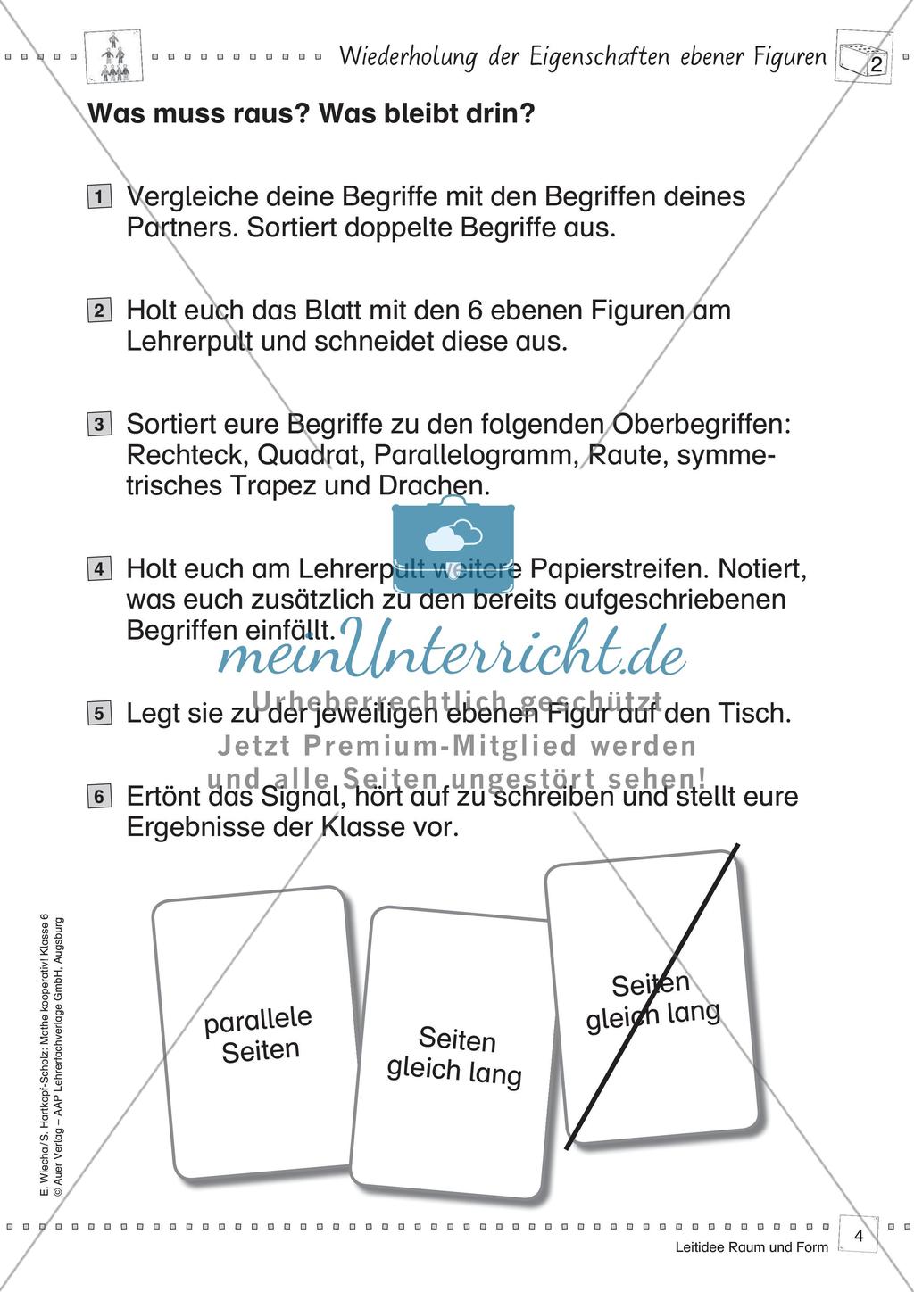 Mathe kooperativ Klasse 6: Leitidee Raum und Form Preview 6