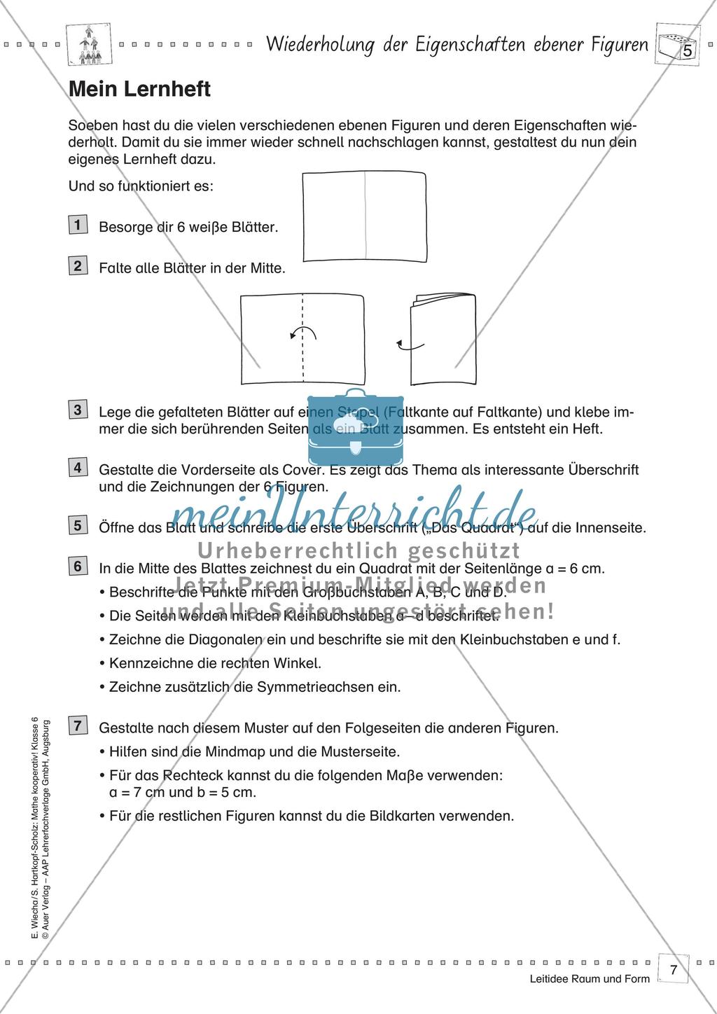 Mathe kooperativ Klasse 6: Leitidee Raum und Form Preview 9