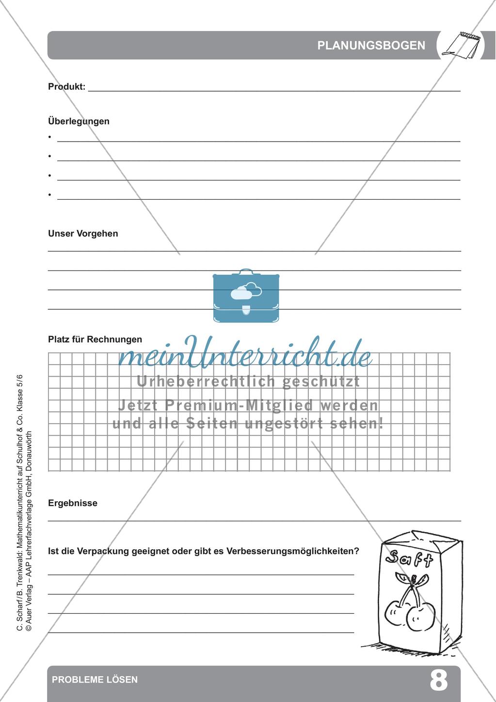 Mathematikunterricht auf dem Schulhof: Probleme lösen Preview 10