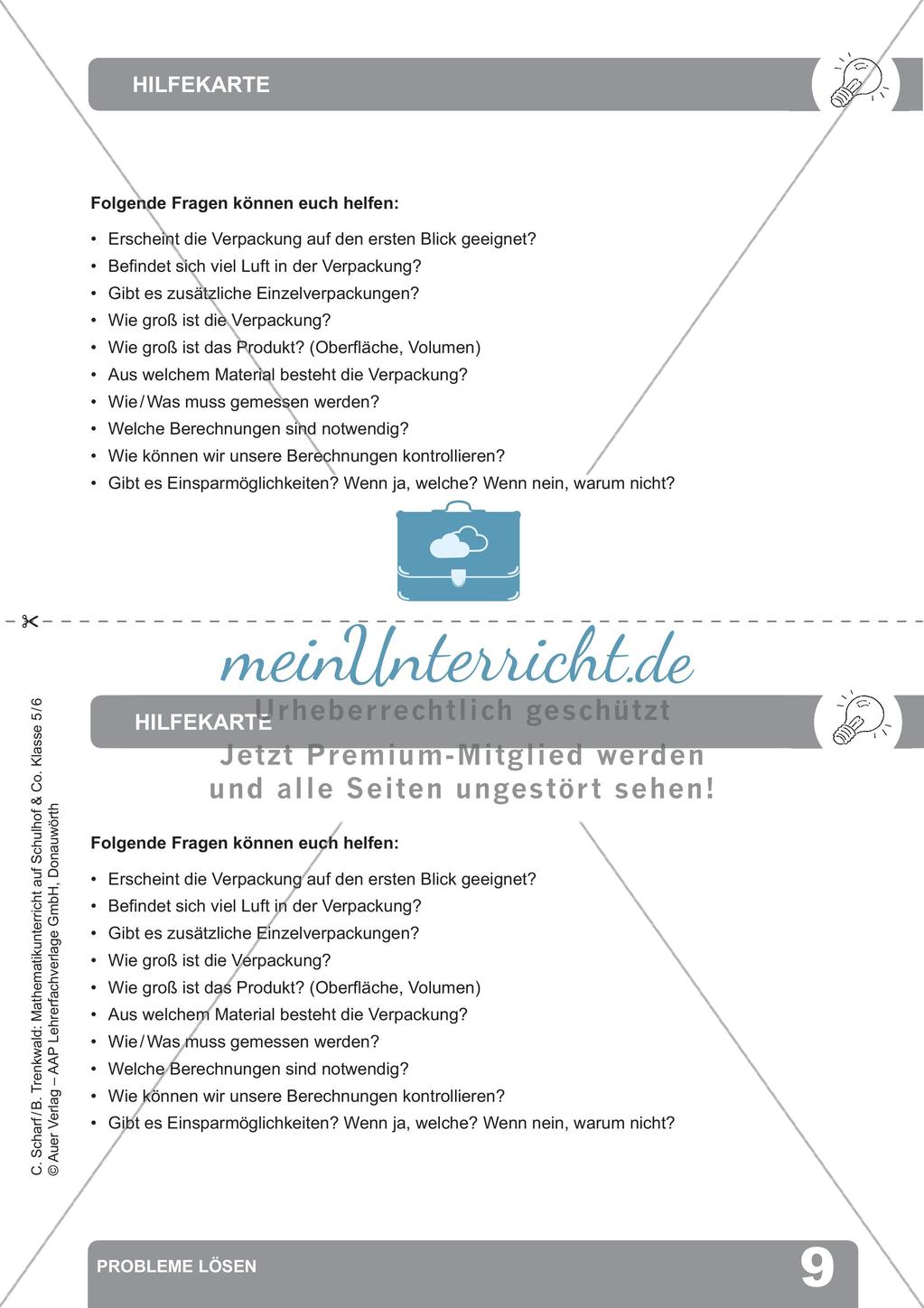 Mathematikunterricht auf dem Schulhof: Probleme lösen Preview 11
