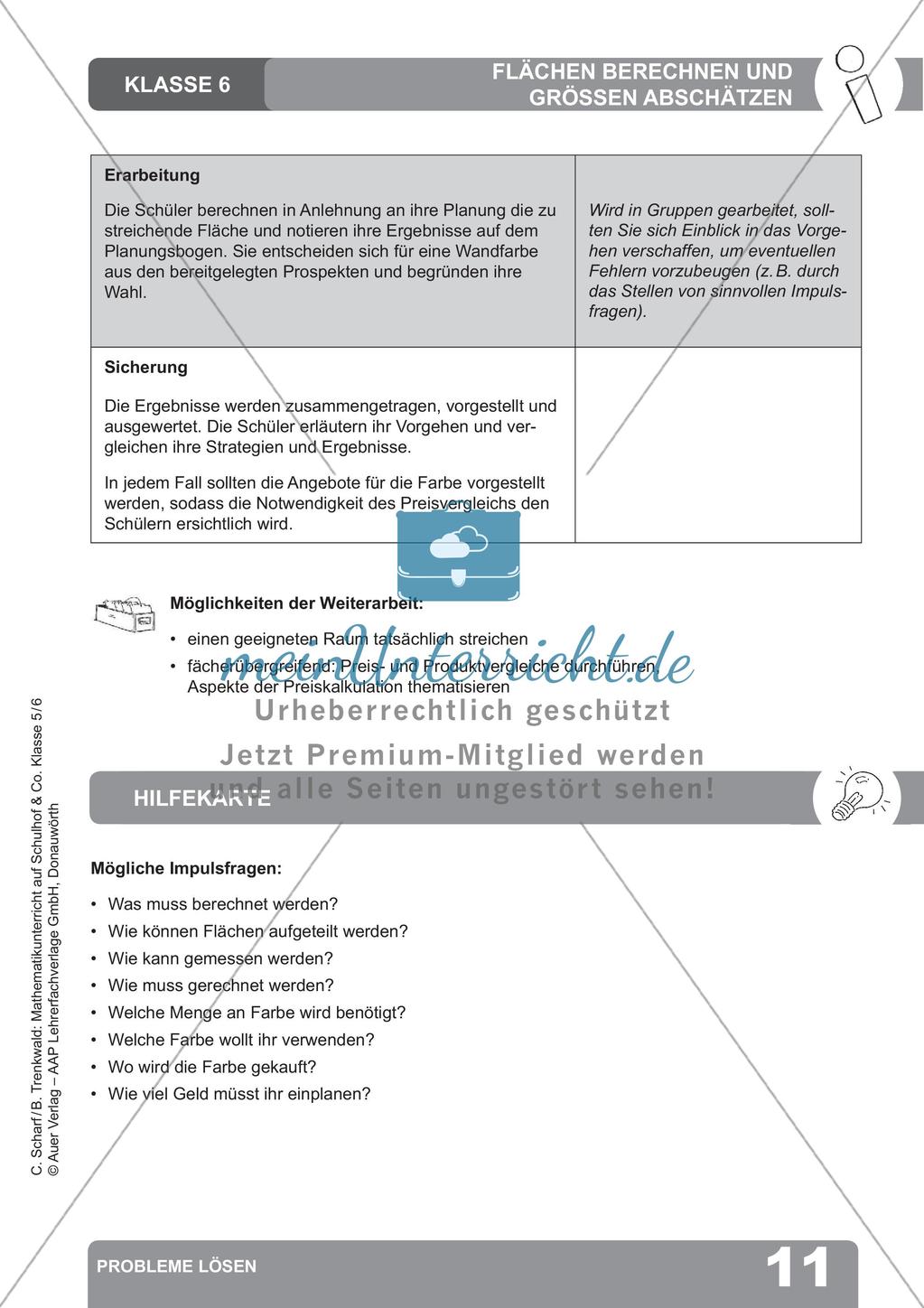Mathematikunterricht auf dem Schulhof: Probleme lösen Preview 13