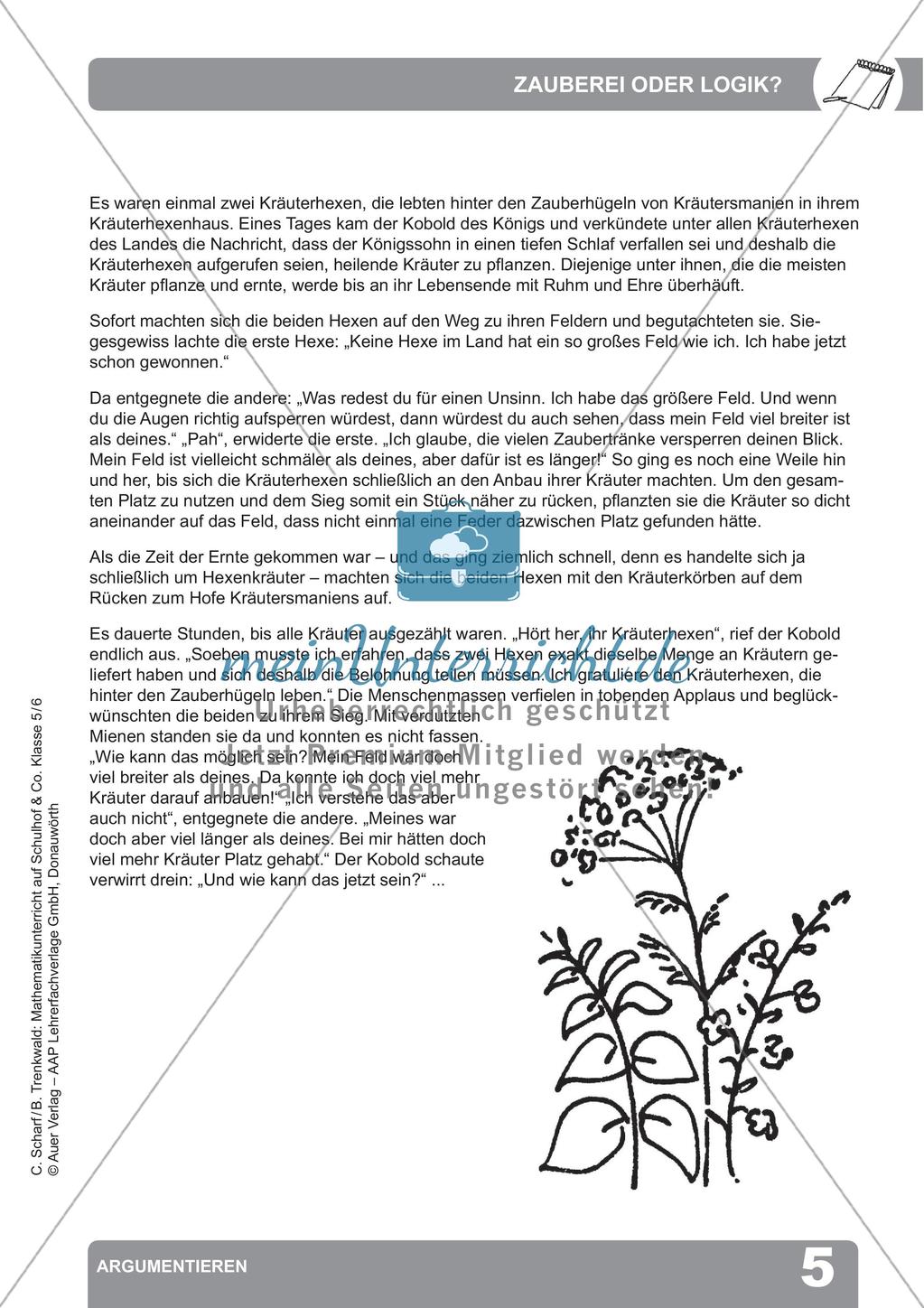 Mathematikunterricht auf dem Schulhof: Argumentieren Preview 7