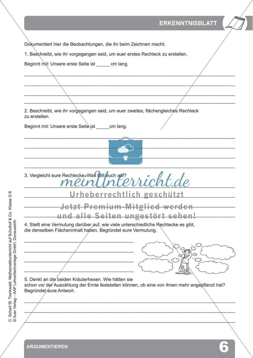 Mathematikunterricht auf dem Schulhof: Argumentieren Preview 8