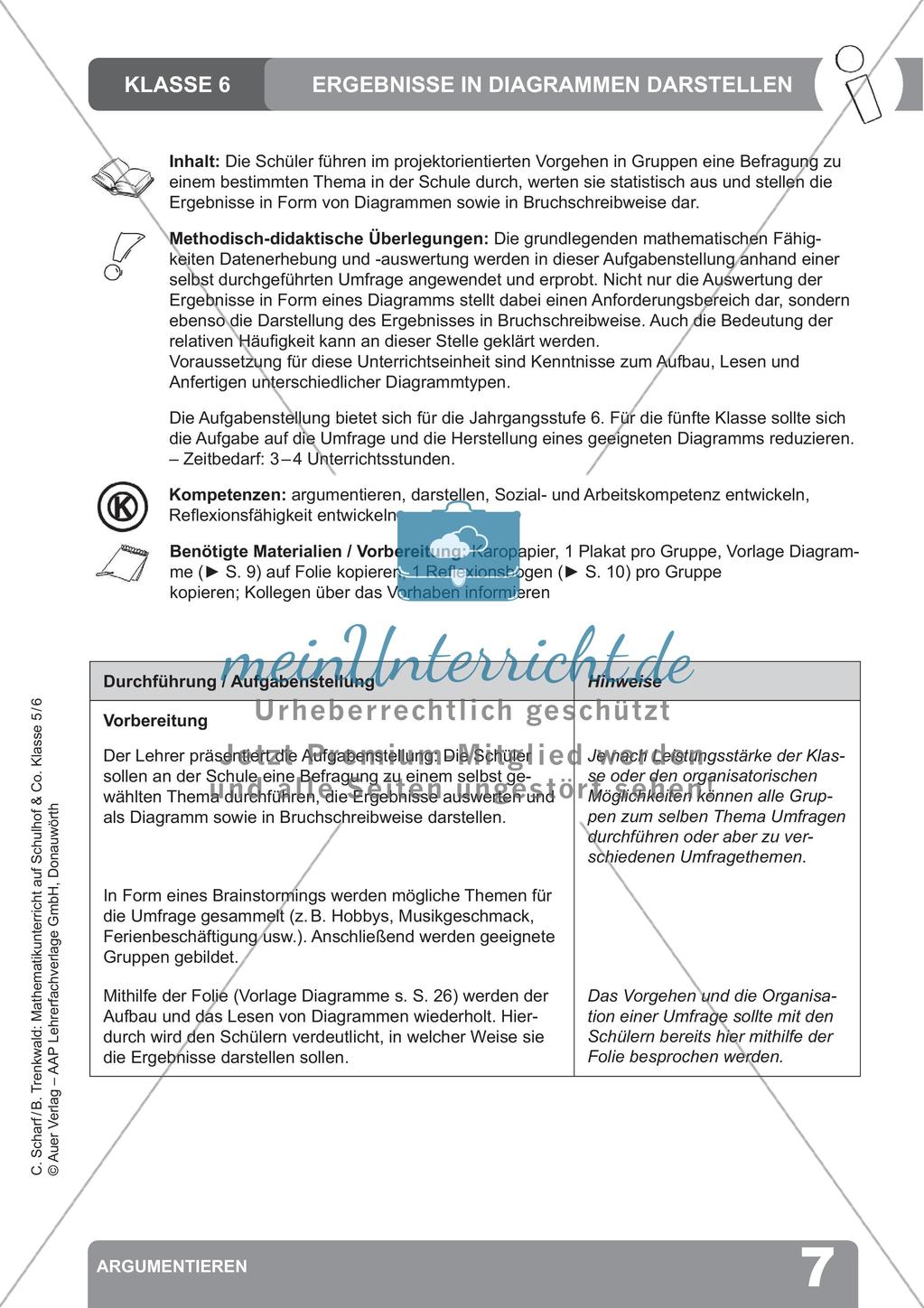 Mathematikunterricht auf dem Schulhof: Argumentieren Preview 9