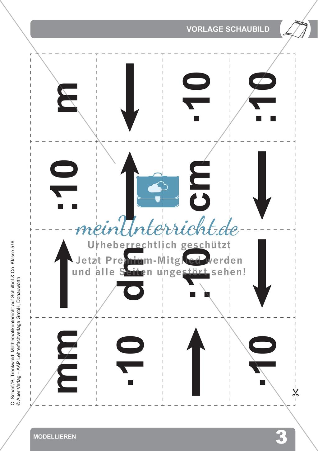 Mathematikunterricht auf dem Schulhof: Modellieren Preview 5