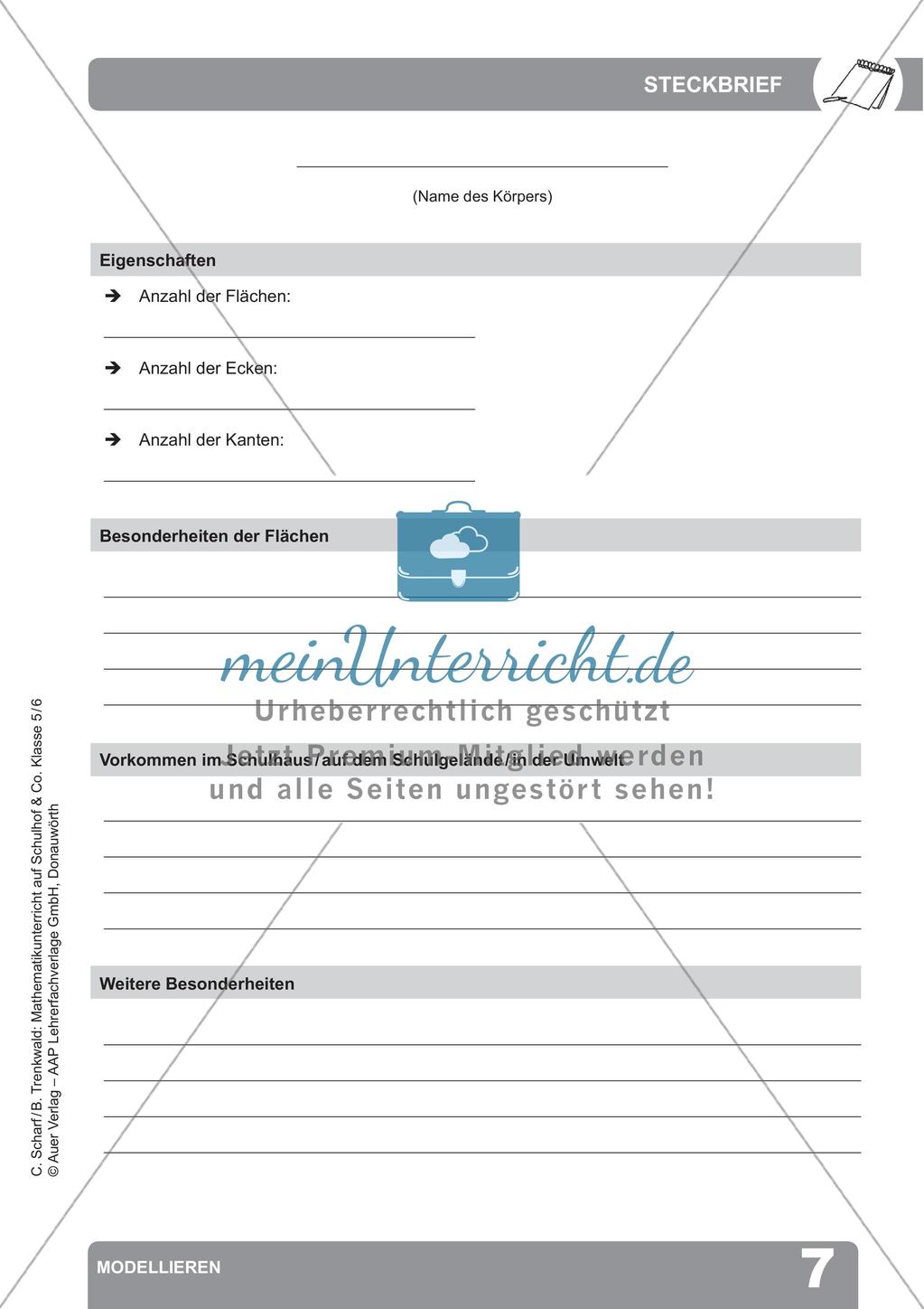 Mathematikunterricht auf dem Schulhof: Modellieren Preview 9