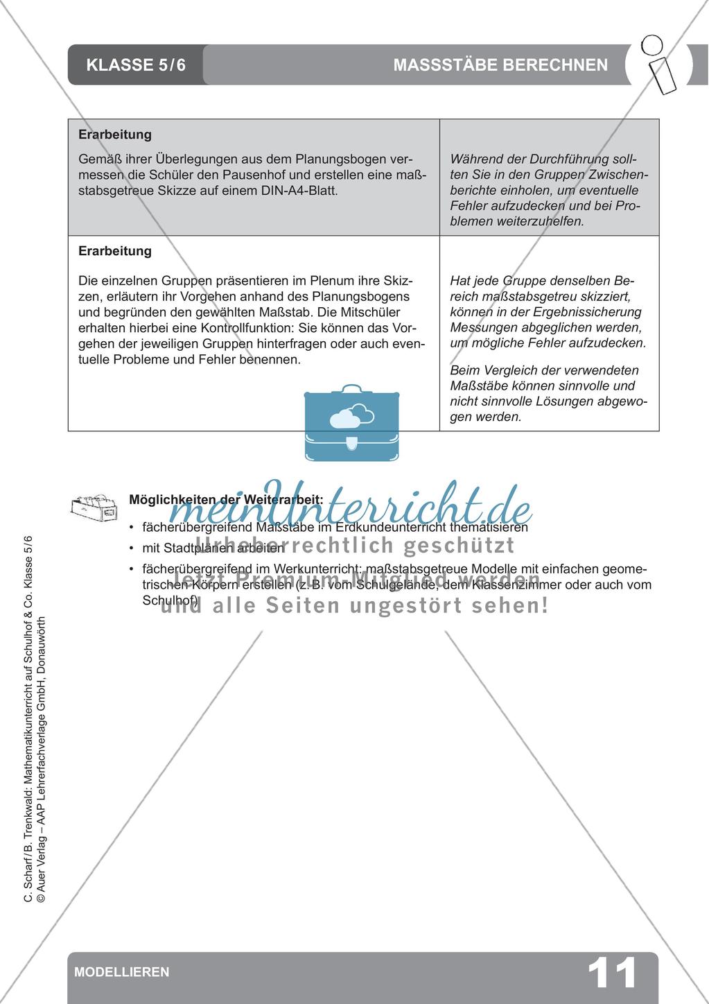 Mathematikunterricht auf dem Schulhof: Darstellen Preview 13