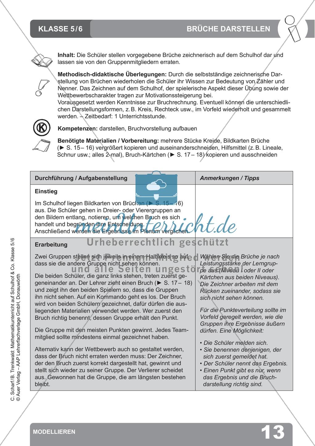 Mathematikunterricht auf dem Schulhof: Darstellen Preview 15