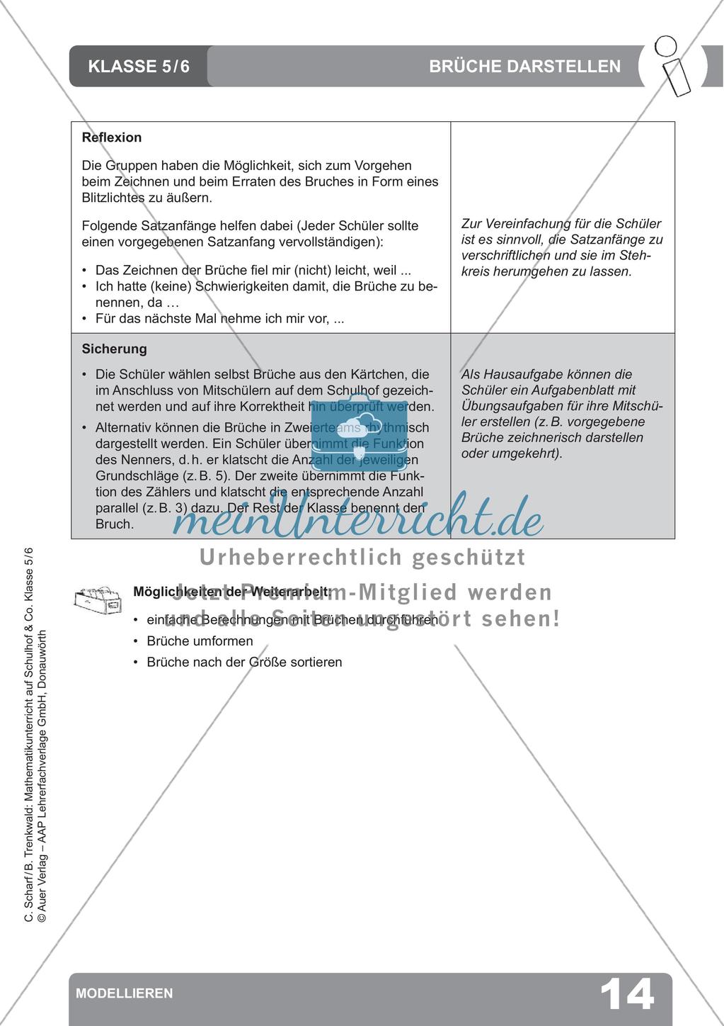 Mathematikunterricht auf dem Schulhof: Darstellen Preview 16