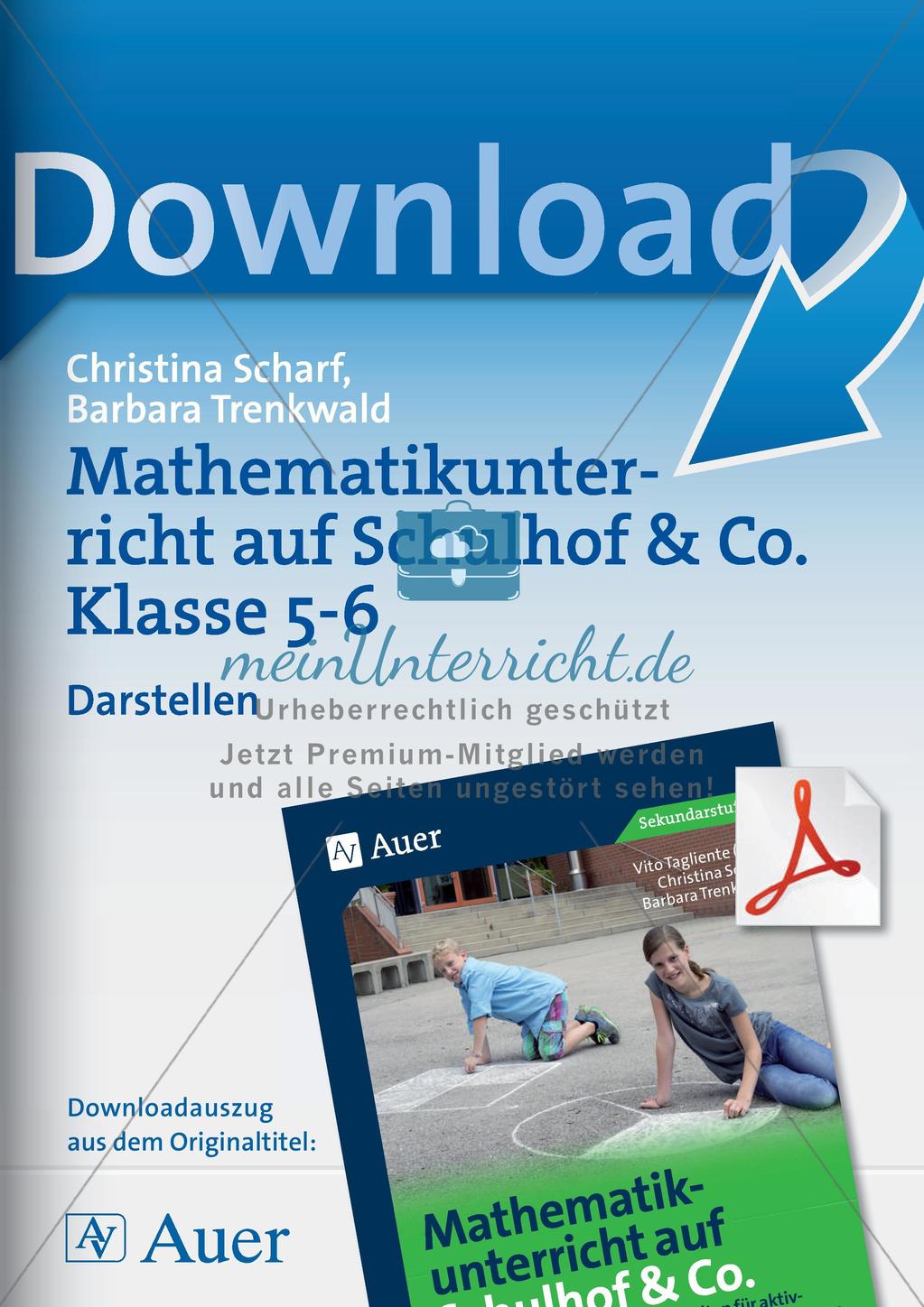 Mathematikunterricht auf dem Schulhof: Darstellen Preview 1