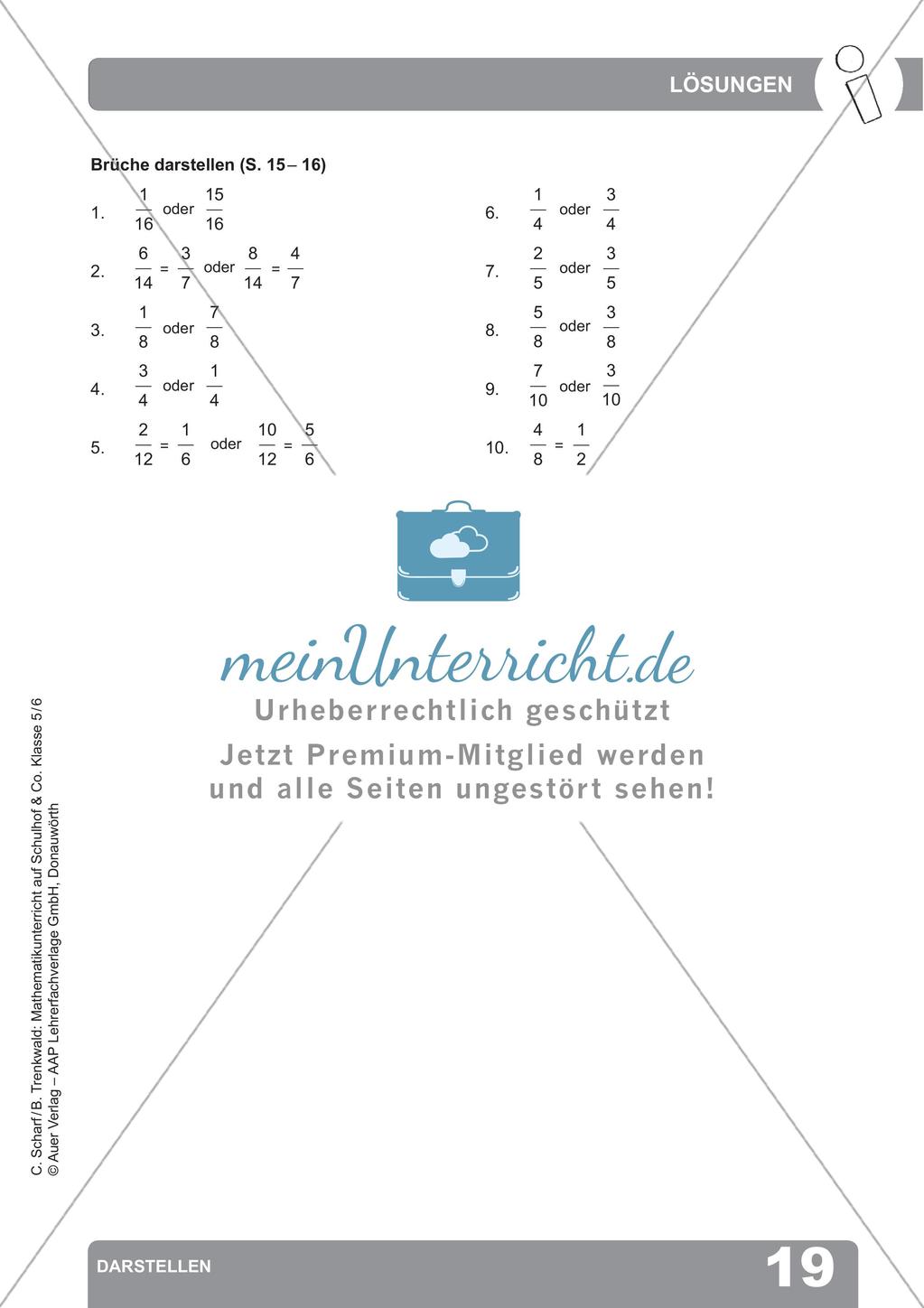 Mathematikunterricht auf dem Schulhof: Darstellen Preview 21