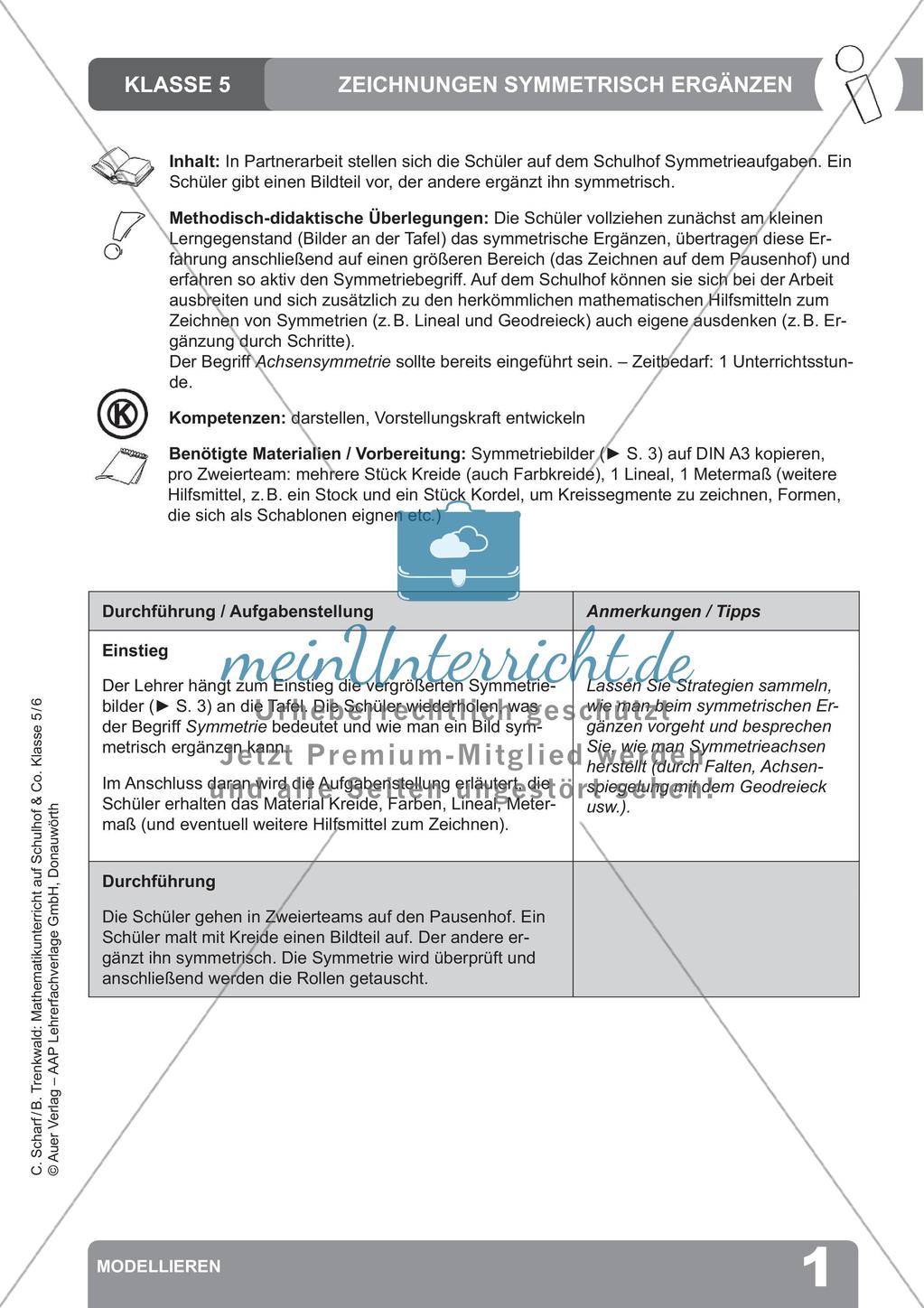 Mathematikunterricht auf dem Schulhof: Darstellen Preview 3