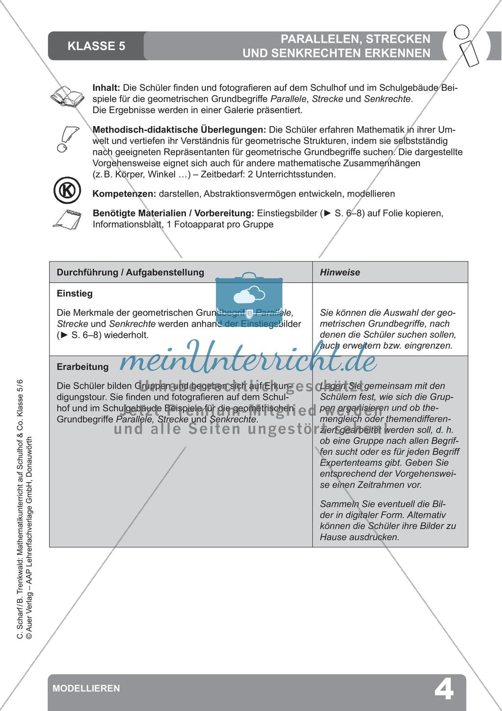 Mathematikunterricht auf dem Schulhof: Darstellen Preview 6