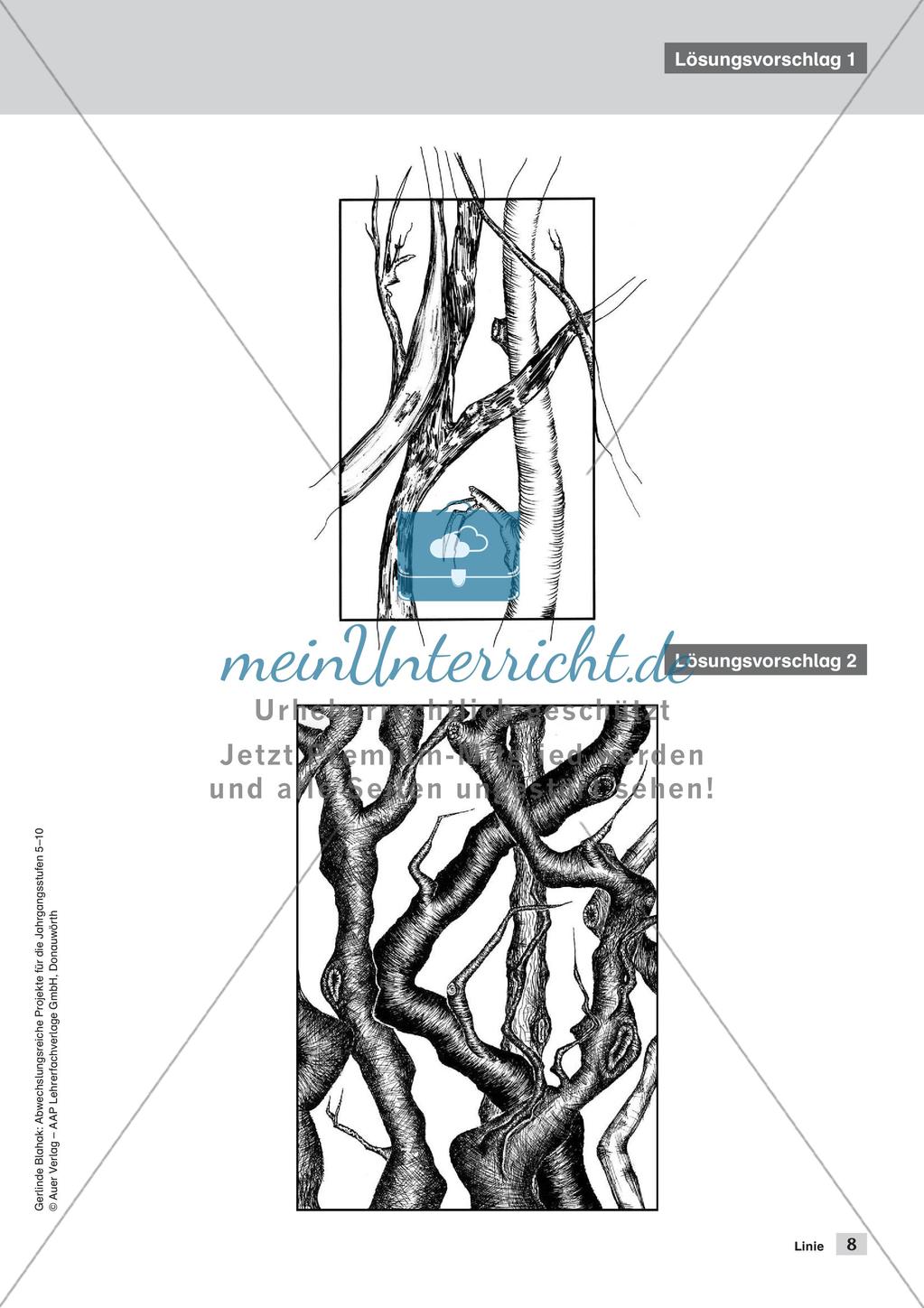 Themengebiet Grafik: Die Linie Preview 10