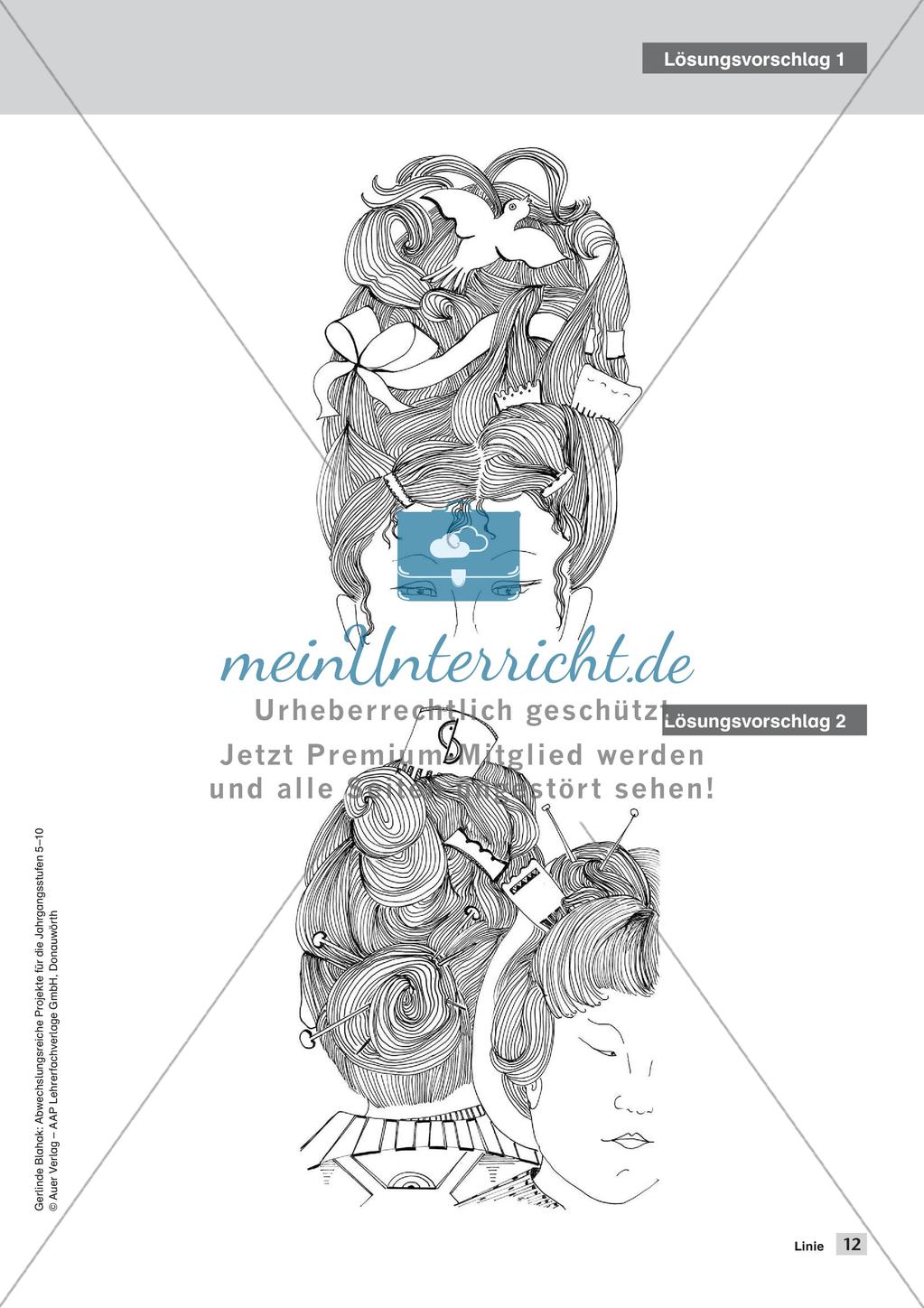 Themengebiet Grafik: Die Linie Preview 14