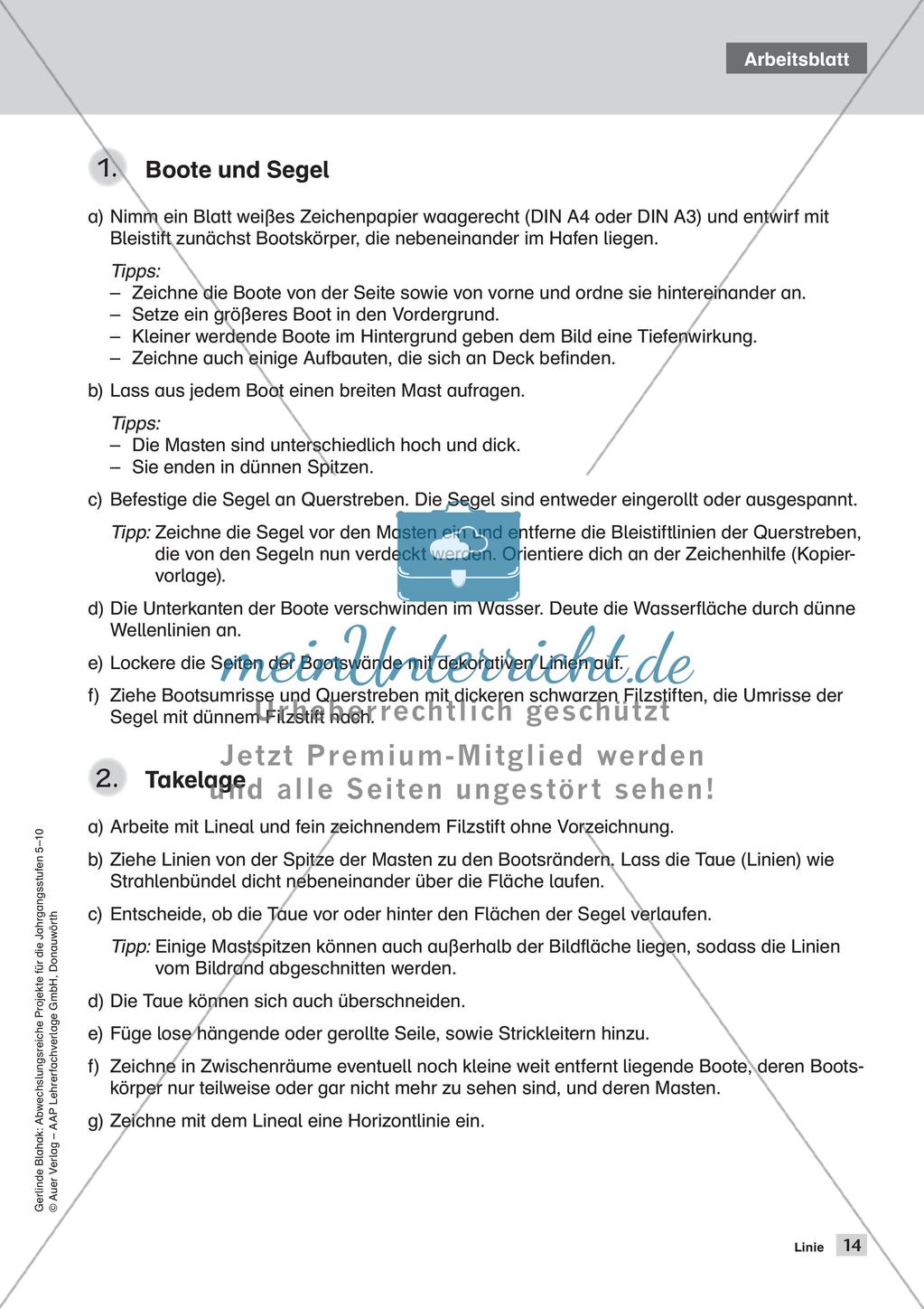 Themengebiet Grafik: Die Linie Preview 16