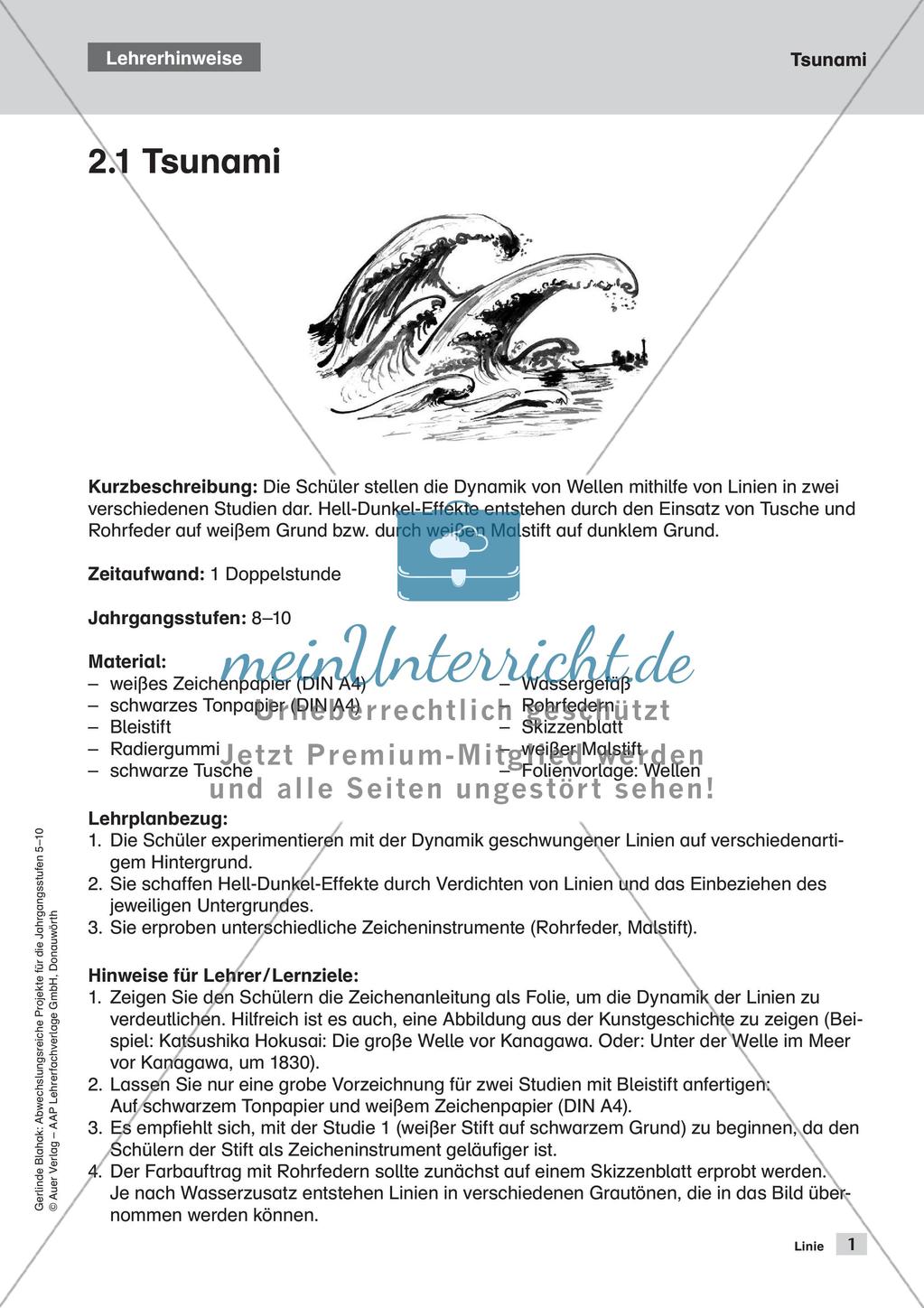 Themengebiet Grafik: Die Linie Preview 3
