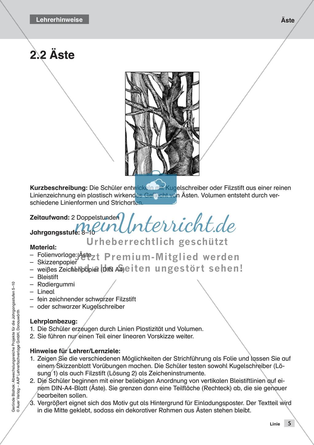 Themengebiet Grafik: Die Linie Preview 7