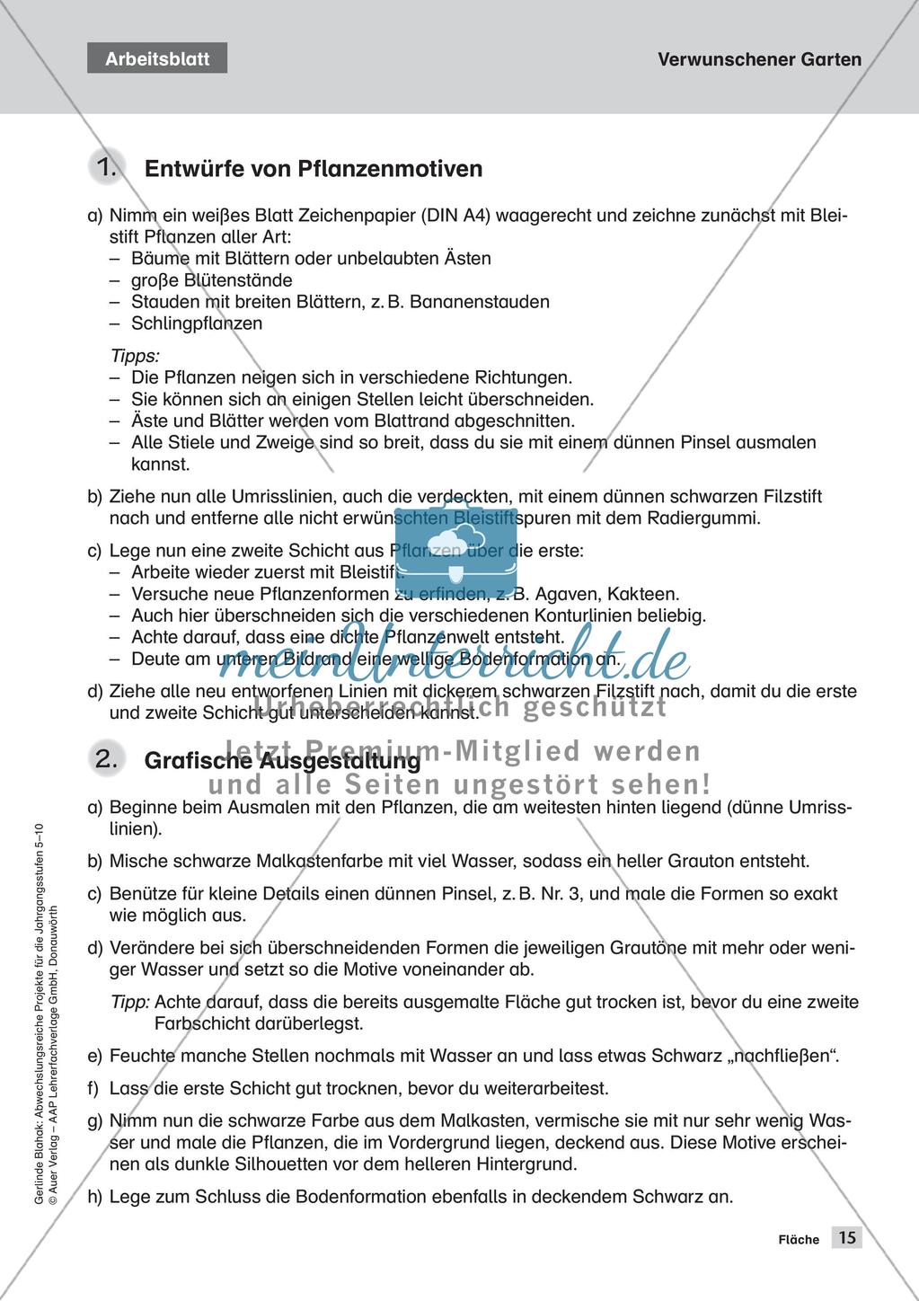 Themengebiet Grafik: Die Fläche Preview 17