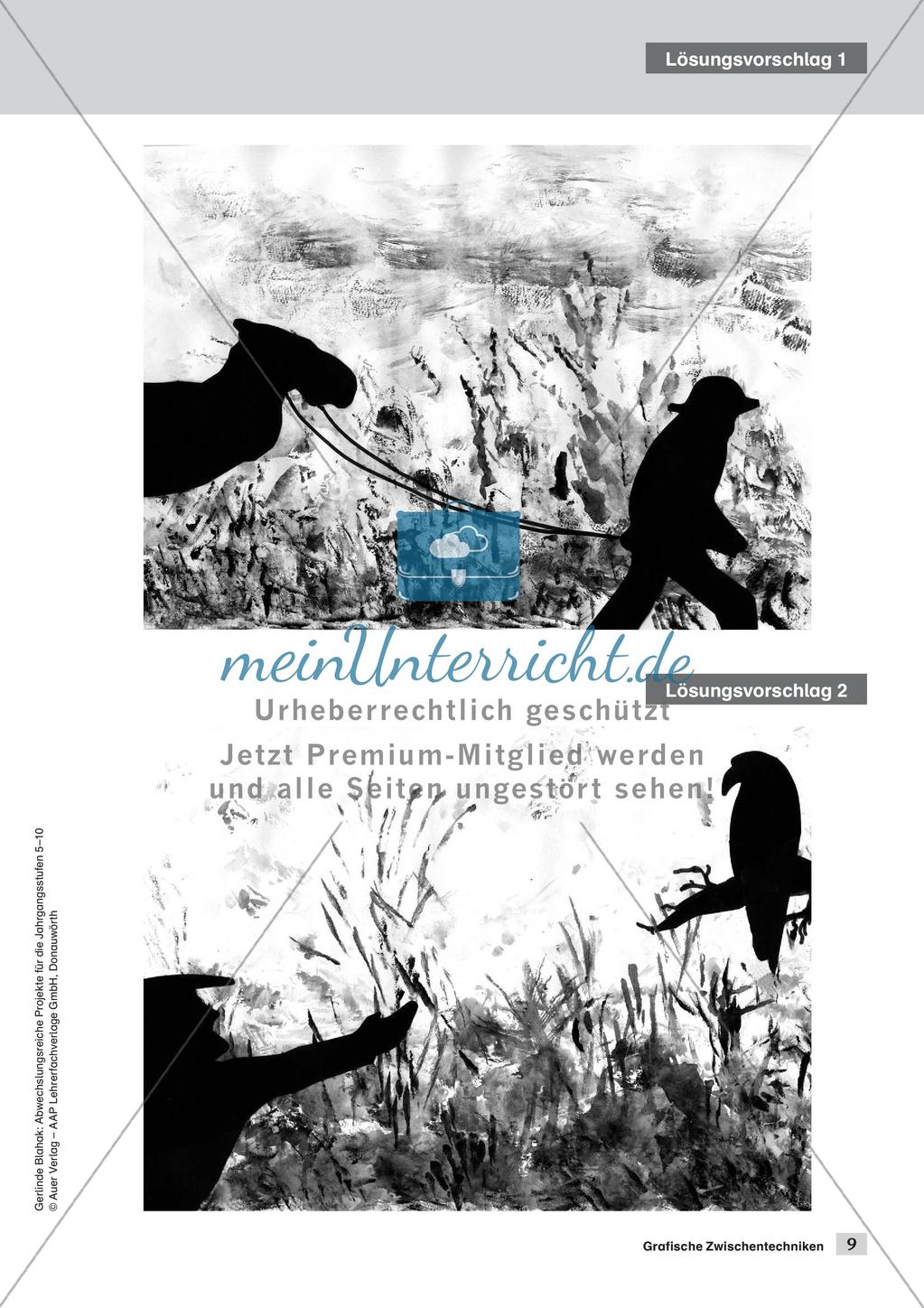 Themengebiet Grafik: Grafische Zwischentechniken Preview 11