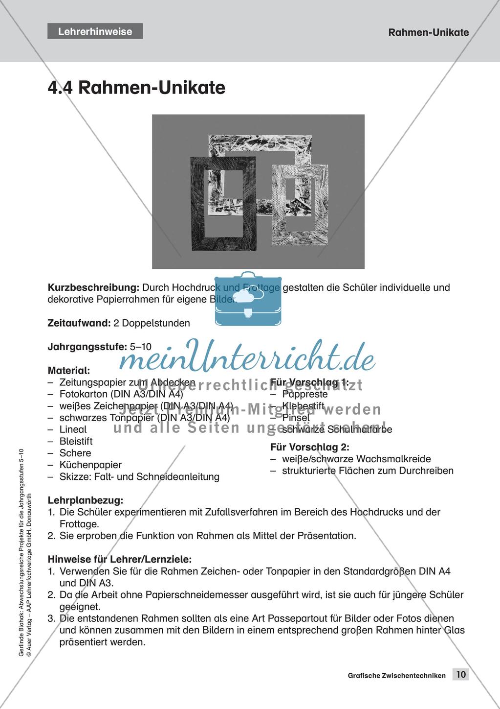 Themengebiet Grafik: Grafische Zwischentechniken Preview 12