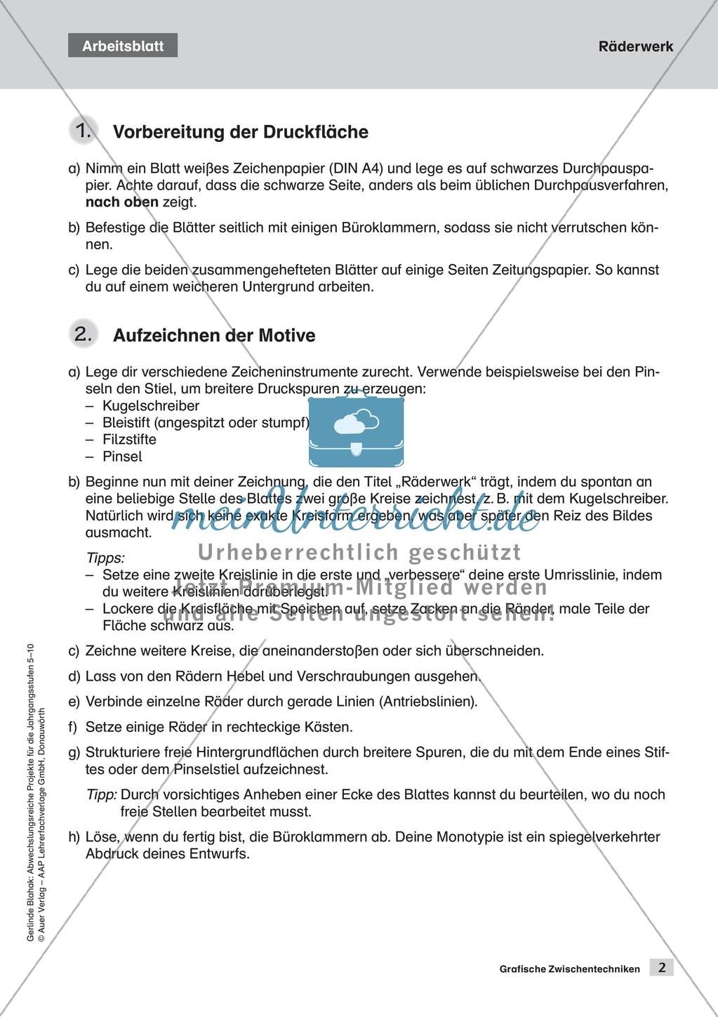 Themengebiet Grafik: Grafische Zwischentechniken Preview 4