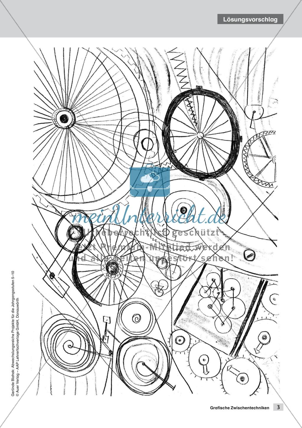 Themengebiet Grafik: Grafische Zwischentechniken Preview 5