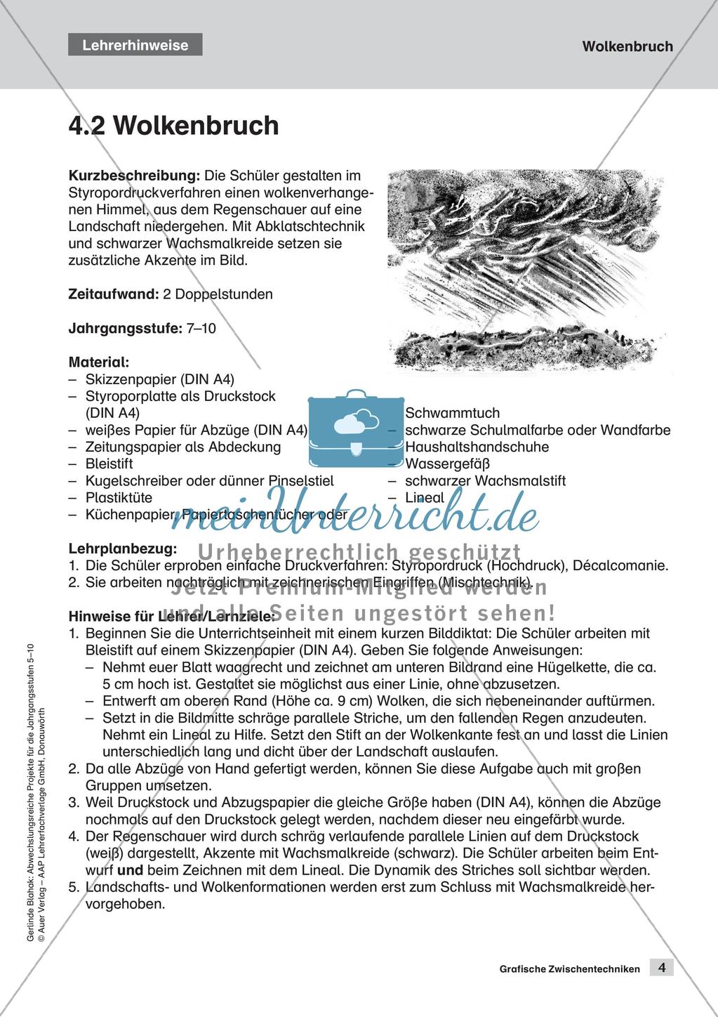 Themengebiet Grafik: Grafische Zwischentechniken Preview 6