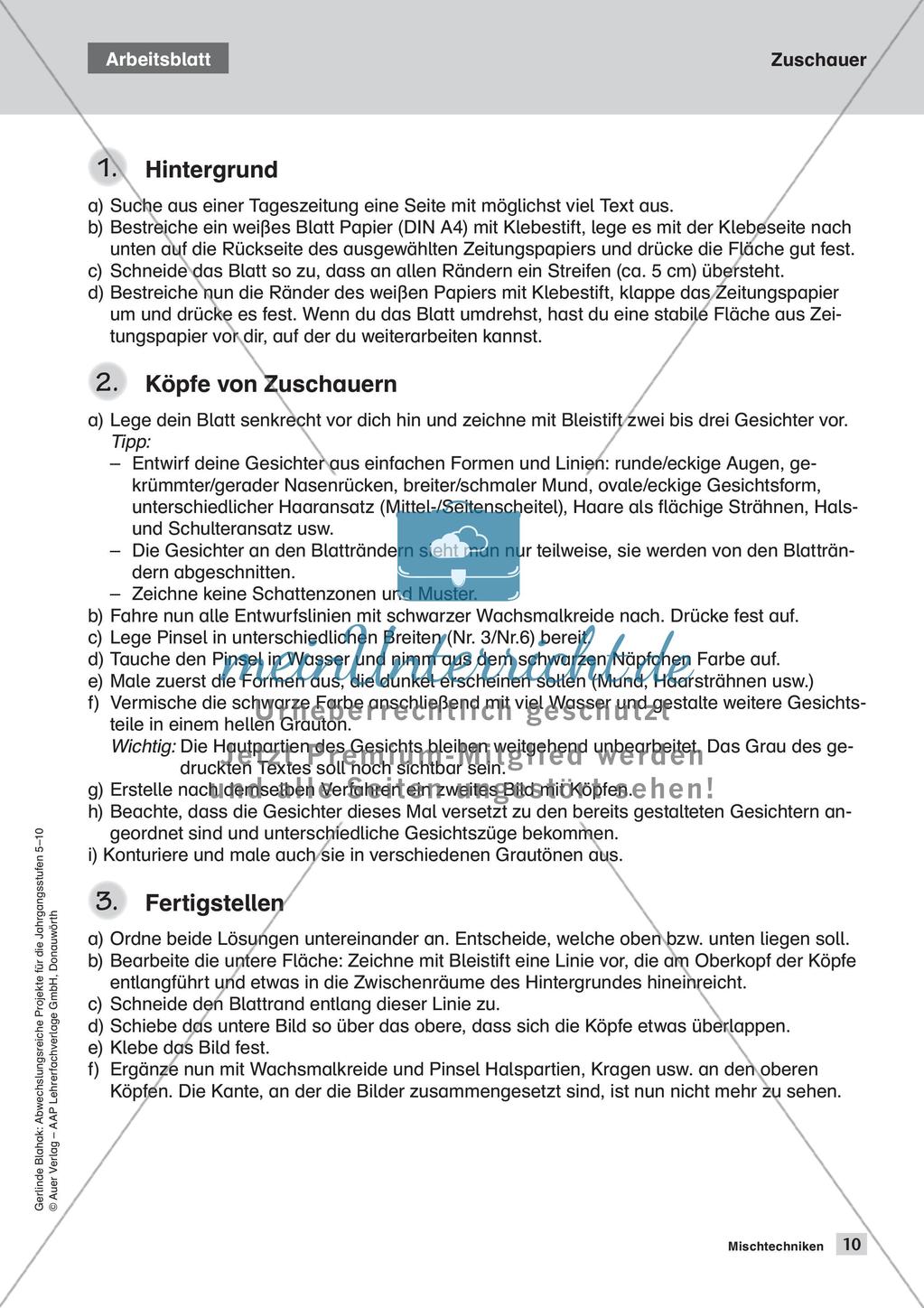 Themengebiet Grafik: Mischtechniken Preview 12