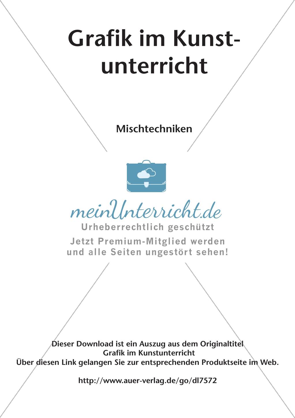 Themengebiet Grafik: Mischtechniken Preview 2